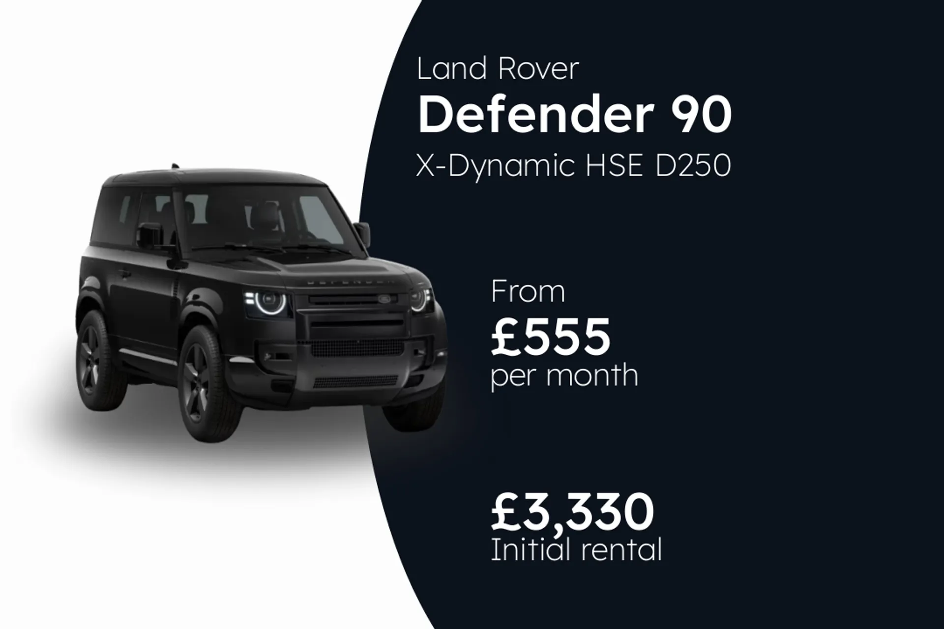 Land Rover X-Dynamic HSE D250 Diesel Mild Hybrid BCH Finance Offer From £555.00 Per Month  