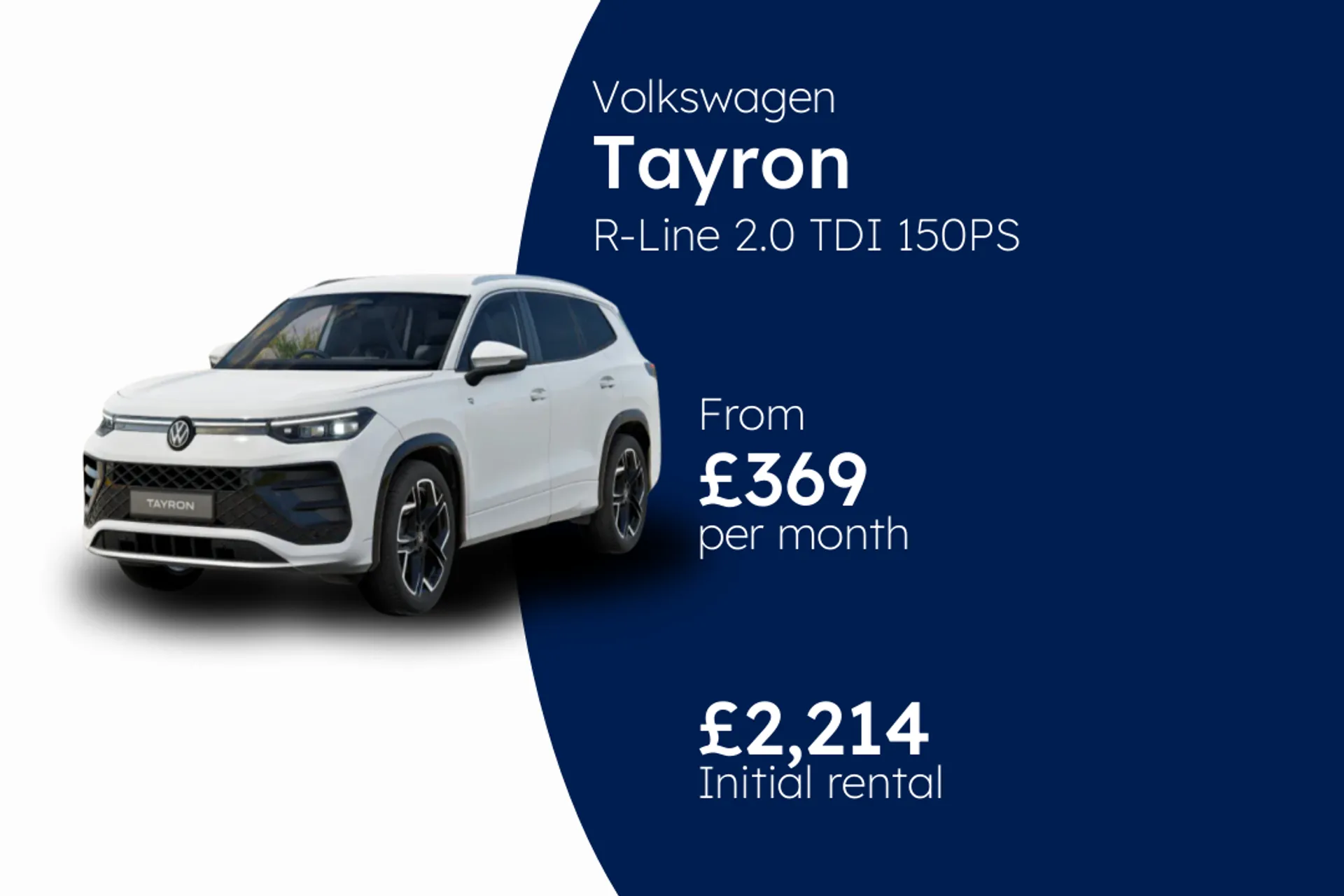 Volkswagen R-Line 2.0 TDI 150PS 7-Speed DSG 5 Door BCH Finance Offer From £369.00 Per Month  