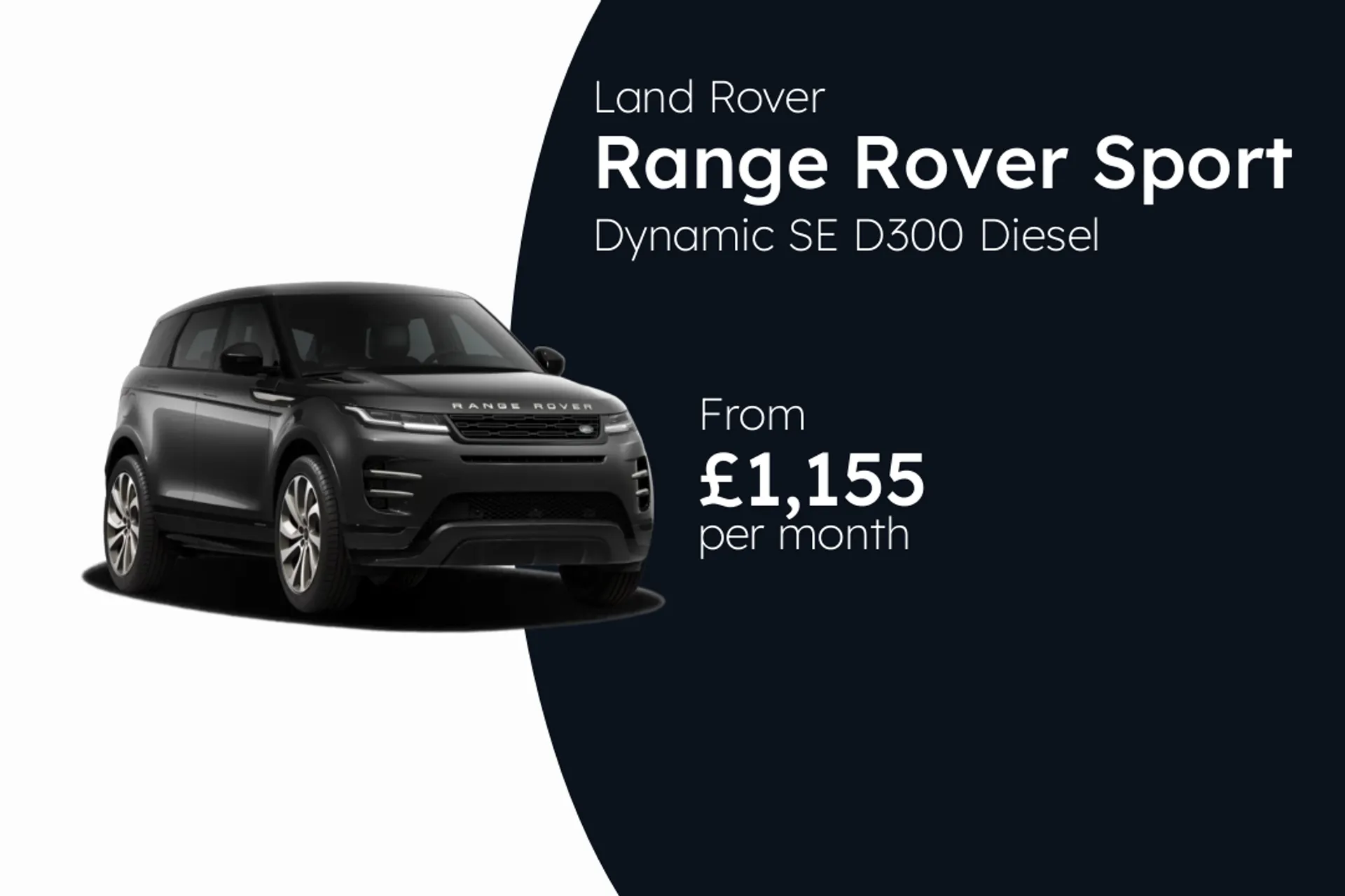 Land Rover Dynamic SE D300 Diesel Mild Hybrid PCH Finance Offer From £1155.00 Per Month  