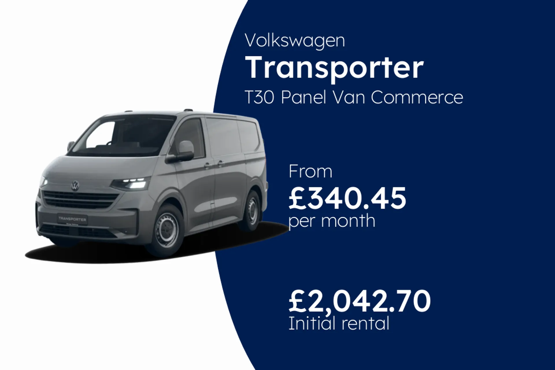 Volkswagen T30 Panel Van Commerce Plus SWB 110 PS 2.0 TDI 6sp Manual BCH Finance Offer From £340.45 Per Month