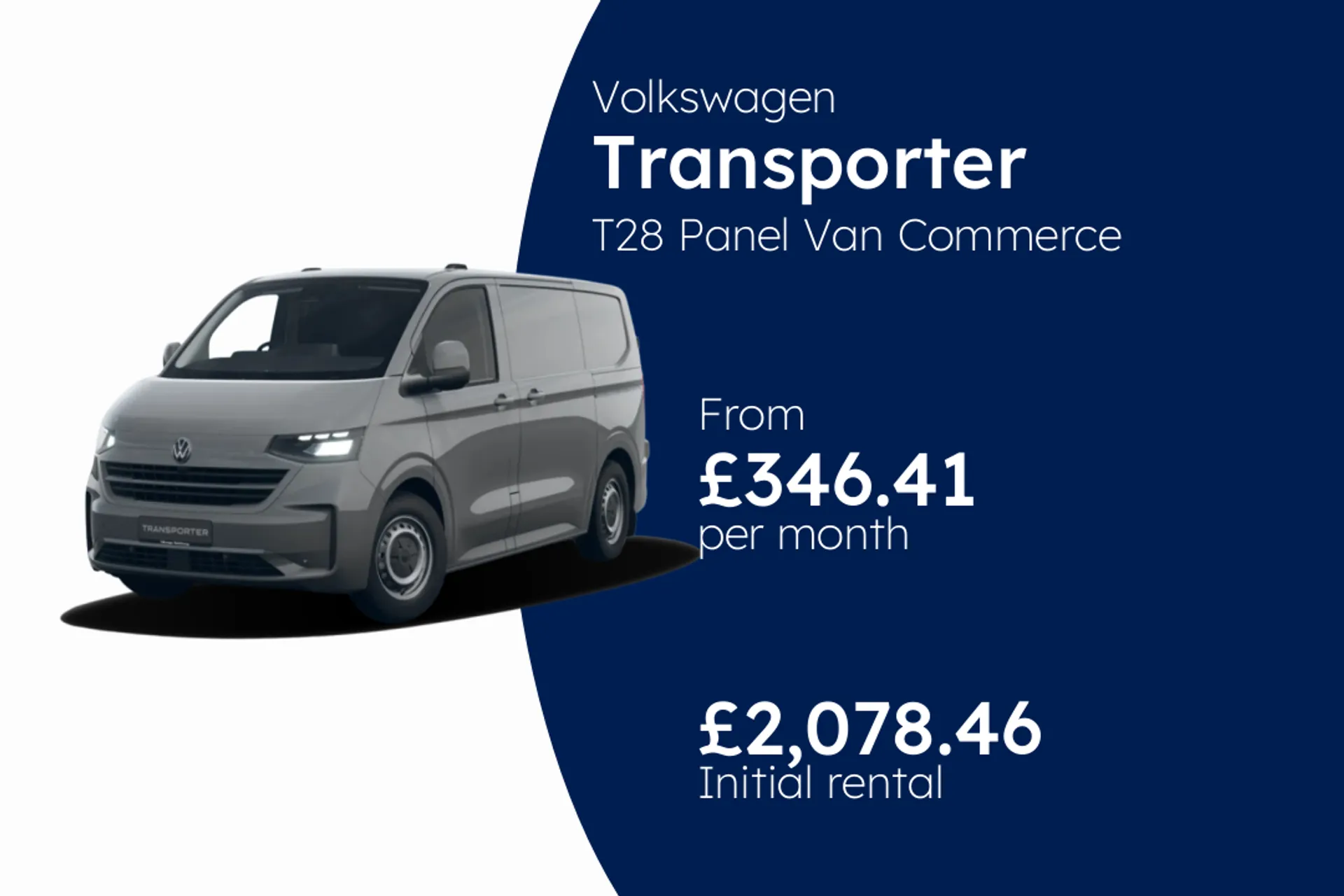 Volkswagen T28 Panel Van Commerce Plus LWB 110 PS 2.0 TDI 6sp Manual BCH Finance Offer From £346.41 Per Month  