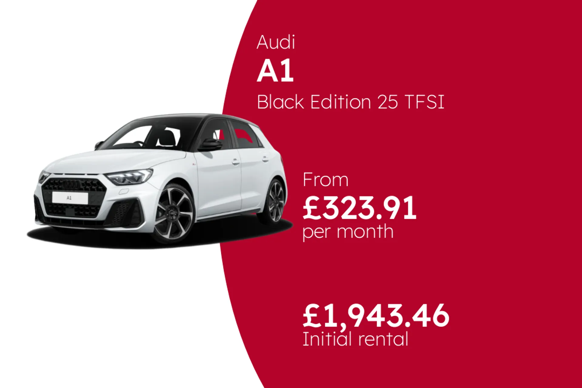 Audi Black Edition 25 TFSI 5-speed BCH Finance Offer From £323.91 Per Month  