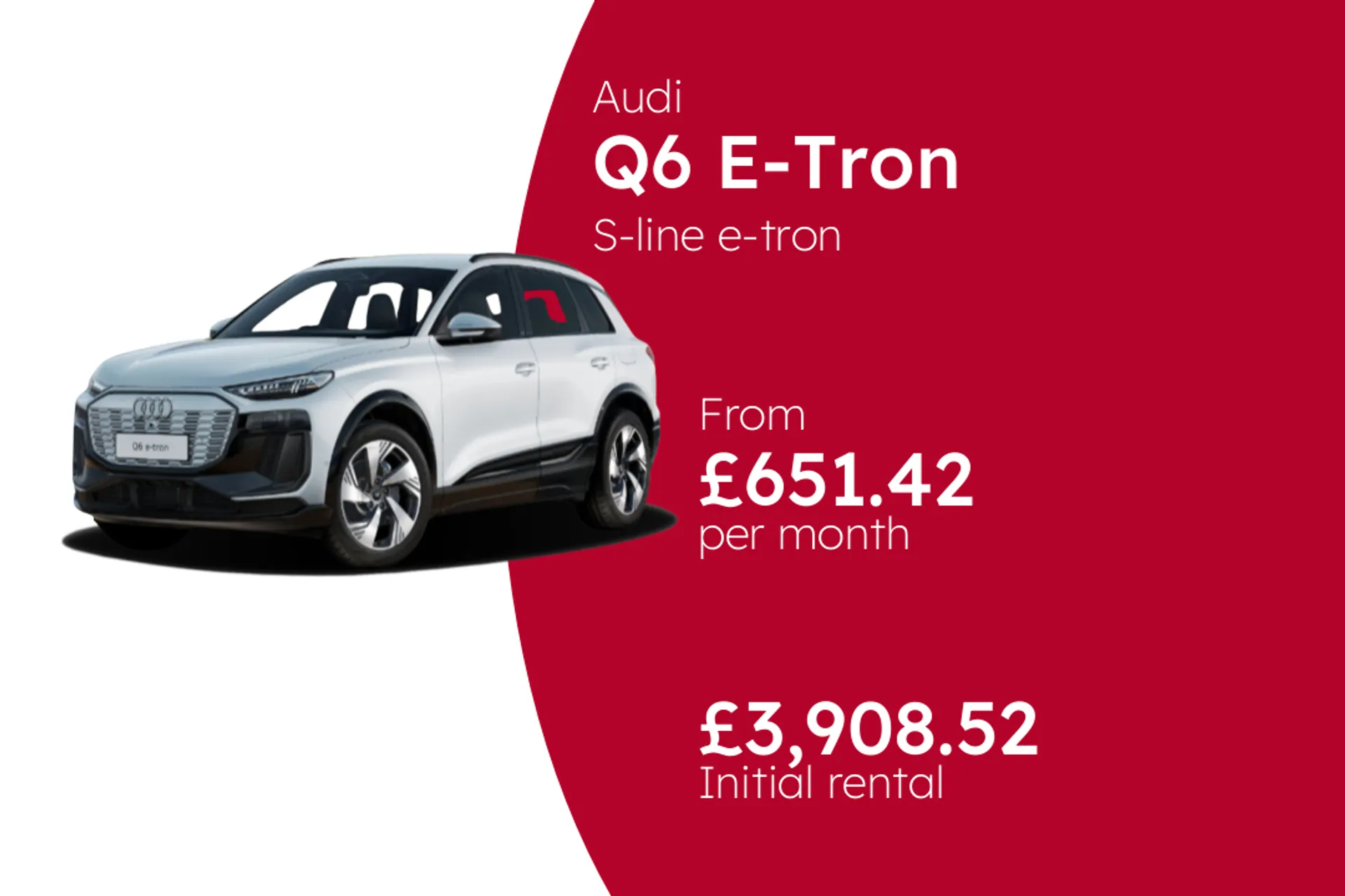 Audi S-line e-tron BCH Finance Offer From £651.42 Per Month