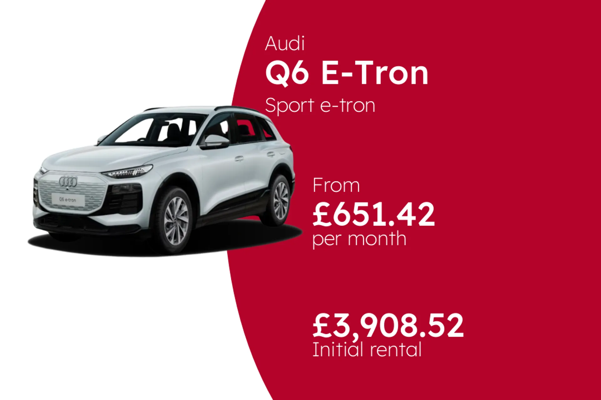 Audi Sport e-tron BCH Finance Offer From £651.42 Per Month