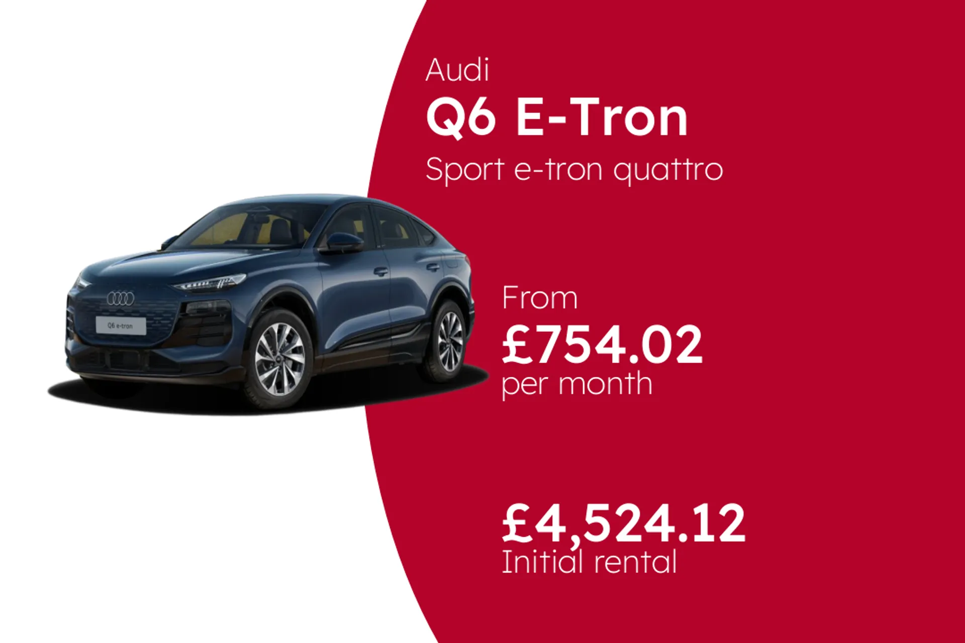 Audi Sport e-tron quattro Sportback BCH Finance Offer From £754.02 Per Month  