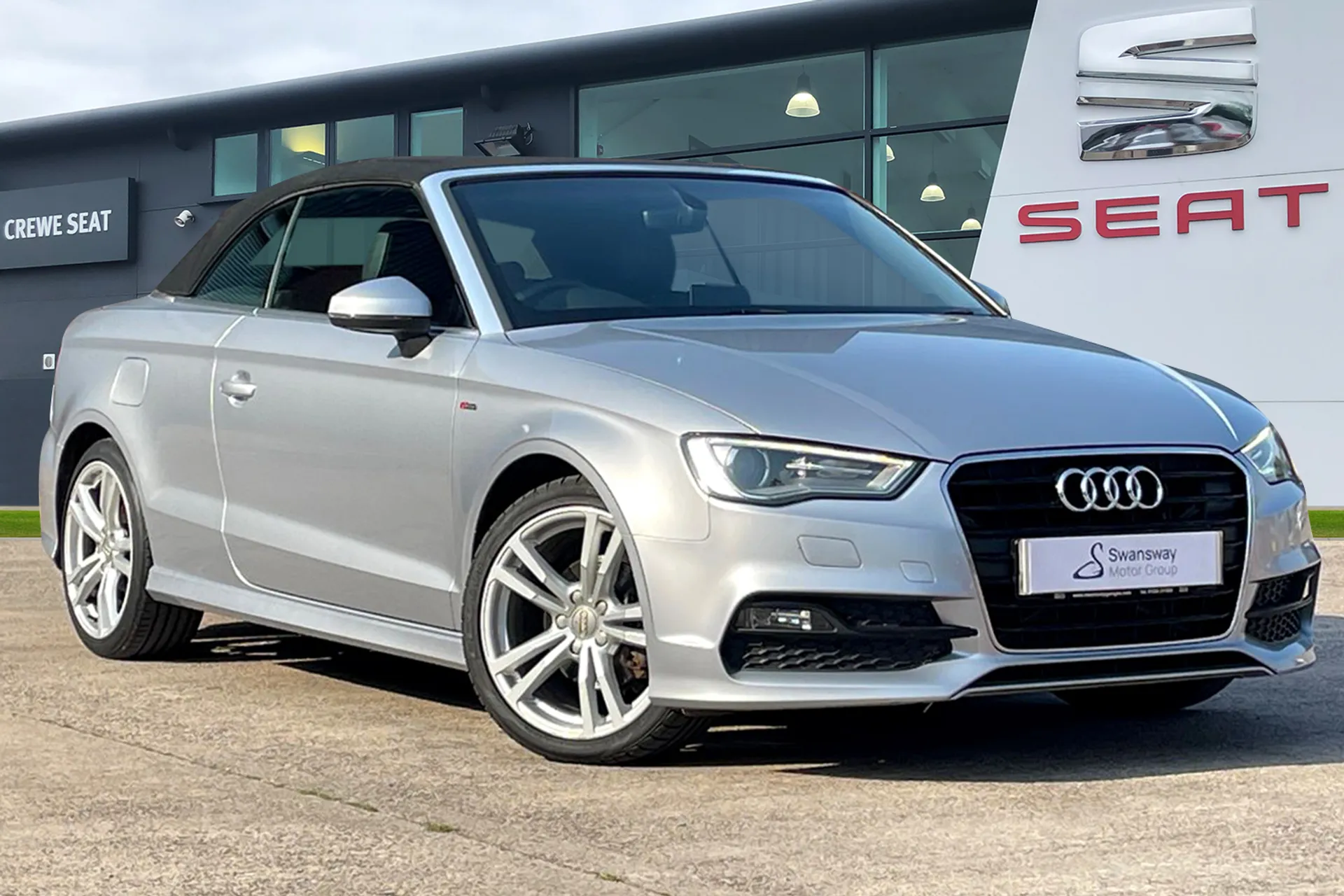 GC15YVK Audi A3 Cabriolet 2.0 TDI S line Euro 6 (s/s) 2dr in stock at