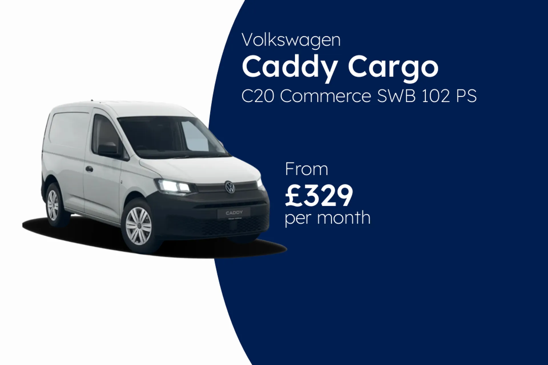 Volkswagen C20 Commerce SWB 102 PS 2.0 TDI 6sp Manual BCH Finance Offer From £329.00 Per Month  