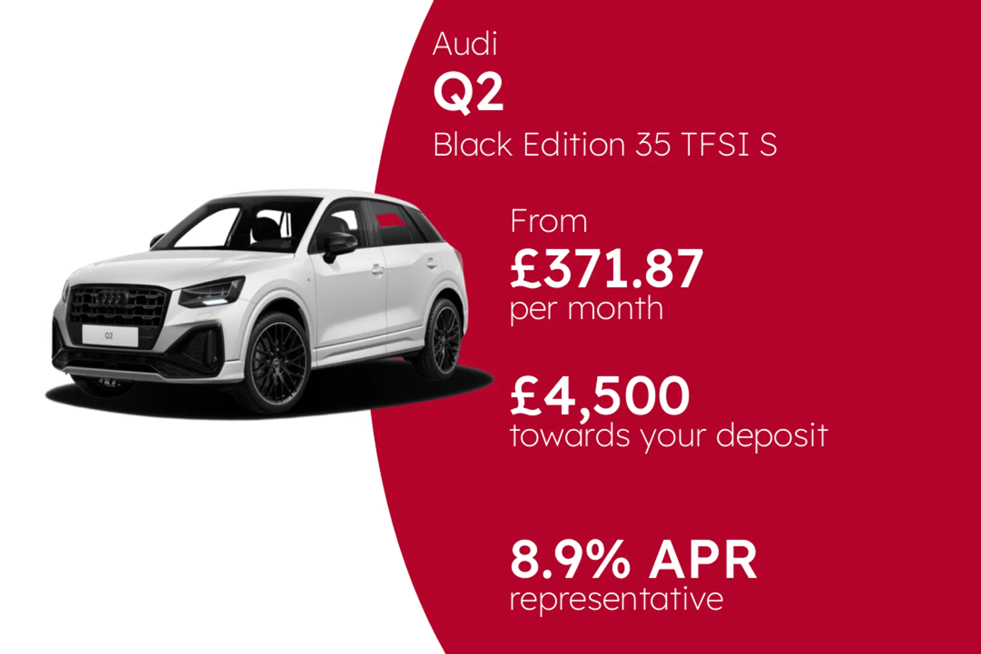 Audi Black Edition 35 TFSI S tronic PCP Finance Offer From £371.87 Per Month