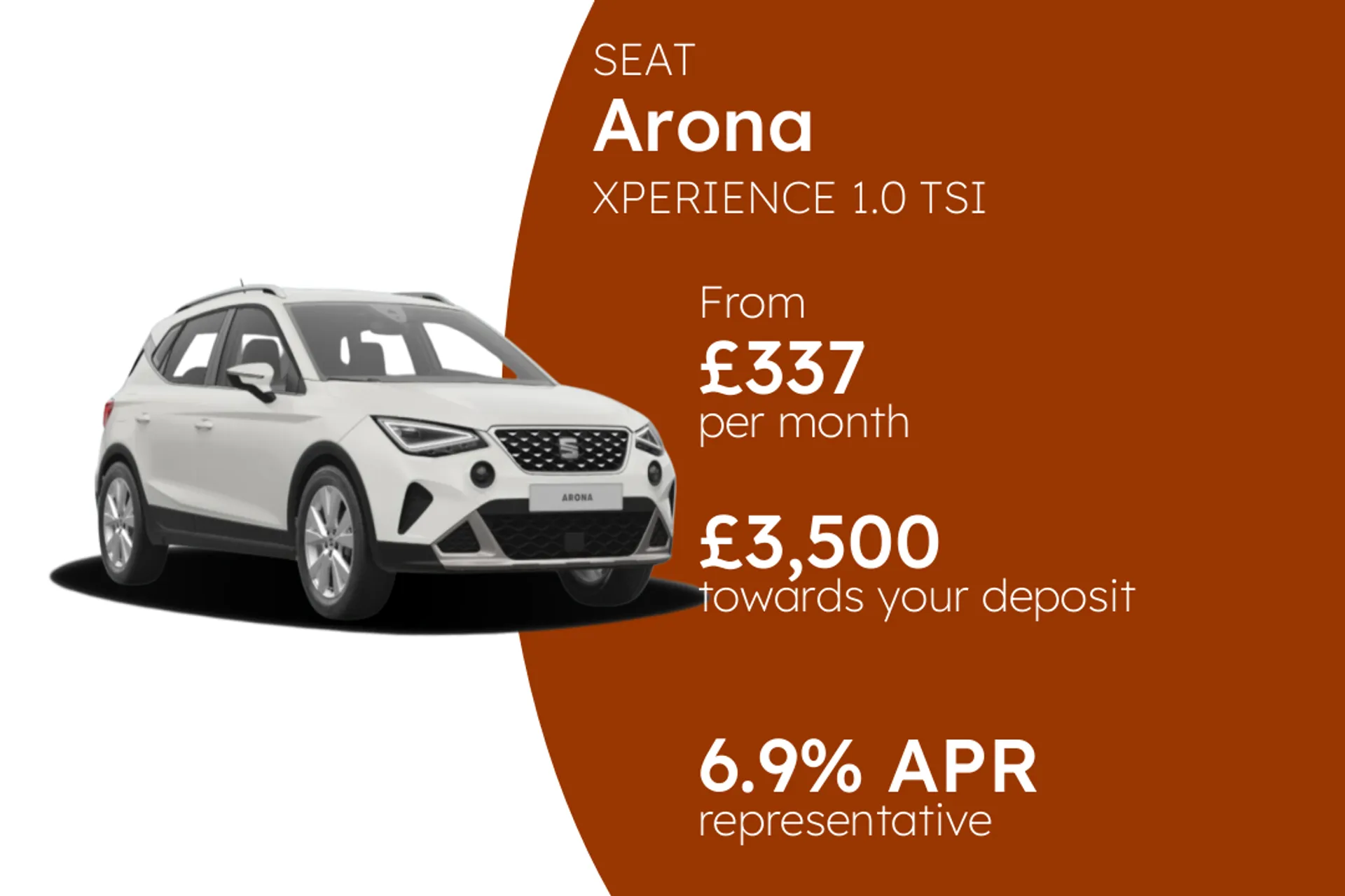 SEAT XPERIENCE 1.0 TSI DSG-auto 115PS   PCP Finance Offer From £337.00 Per Month  