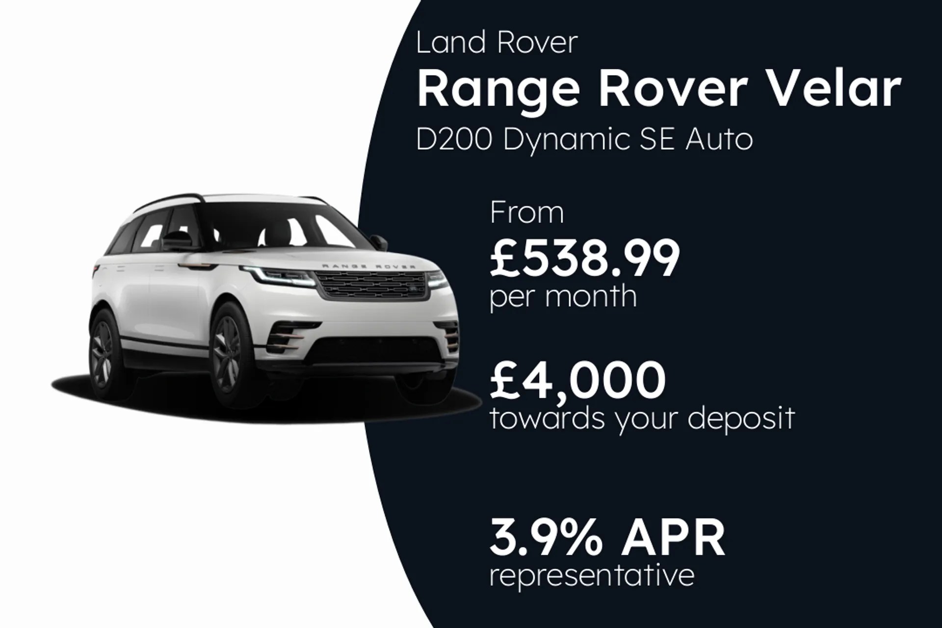 Land Rover D200 Dynamic SE Auto Diesel Mild Hybrid PCP Finance Offer From £538.99 Per Month  