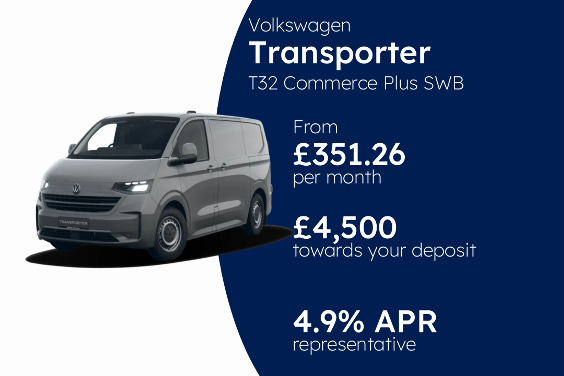 Volkswagen T32 Commerce Plus SWB 150 PS 2.0 TDI 8sp Automatic PCP Finance Offer From £351.26 Per Month  
