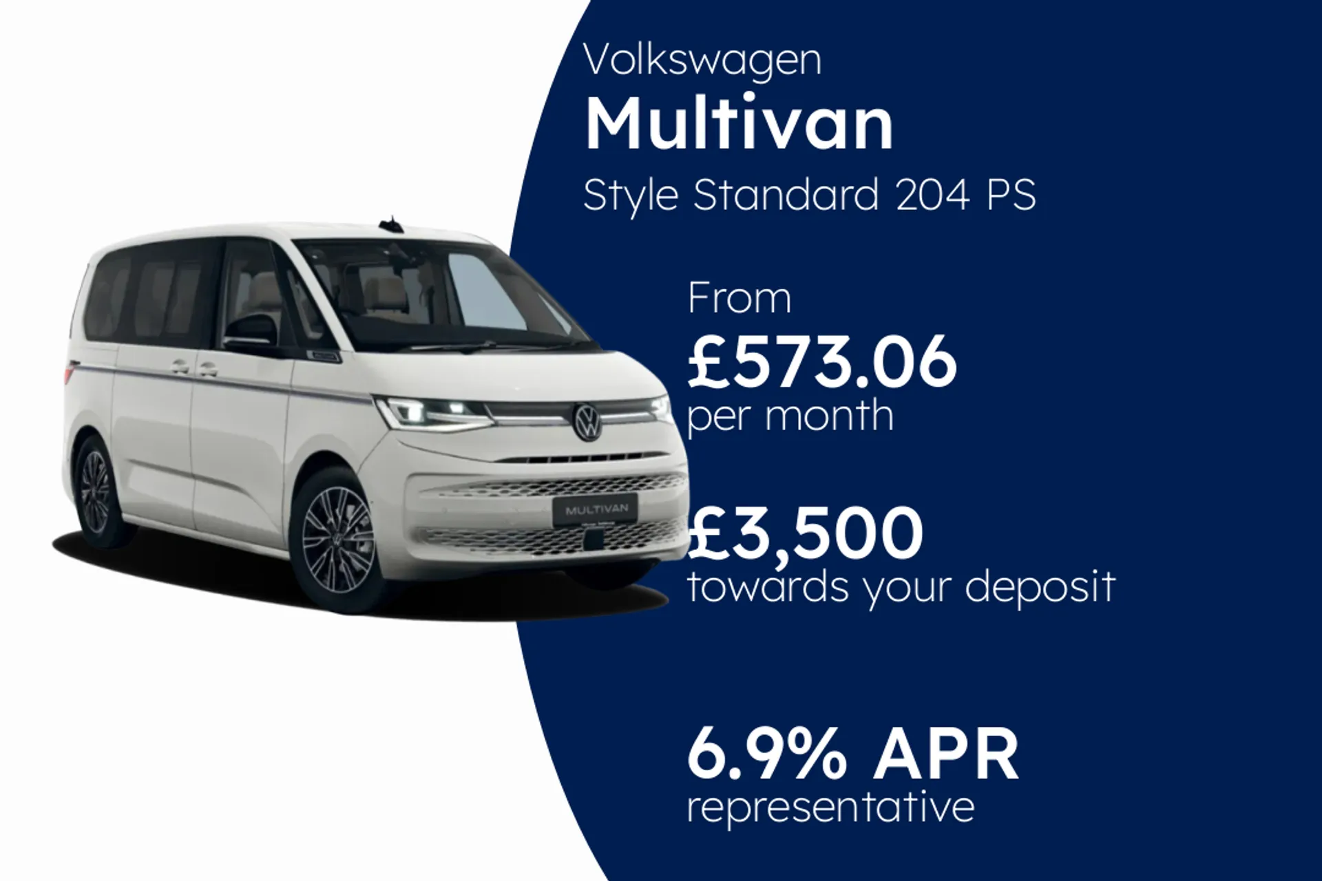 Volkswagen Style Standard 204 PS 2.0 TSI 7-Speed DSG PCP Finance Offer From £573.06 Per Month  