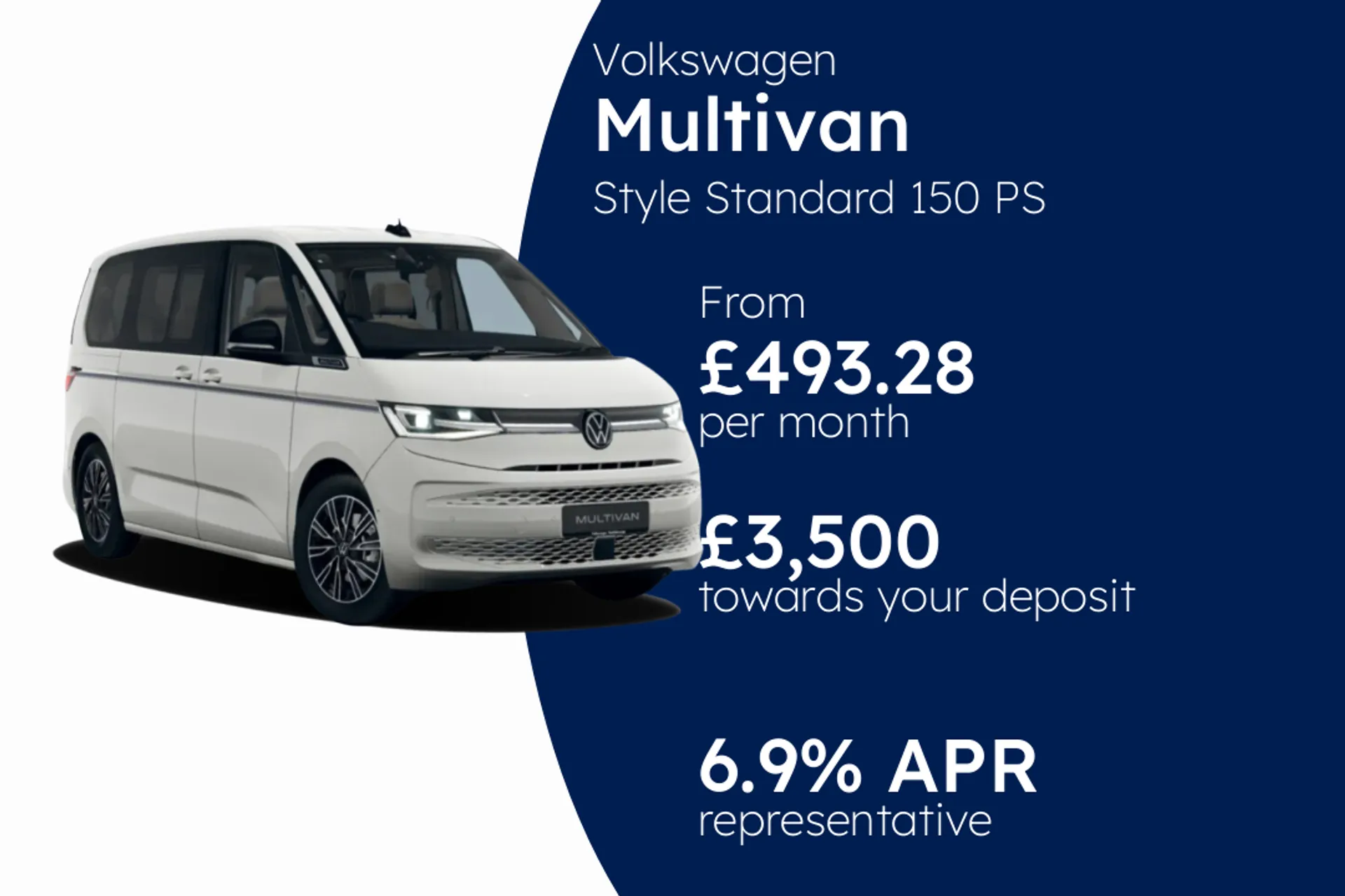 Volkswagen Style Standard 150 PS 2.0 TDI 7-speed DSG PCP Finance Offer From £493.28 Per Month  