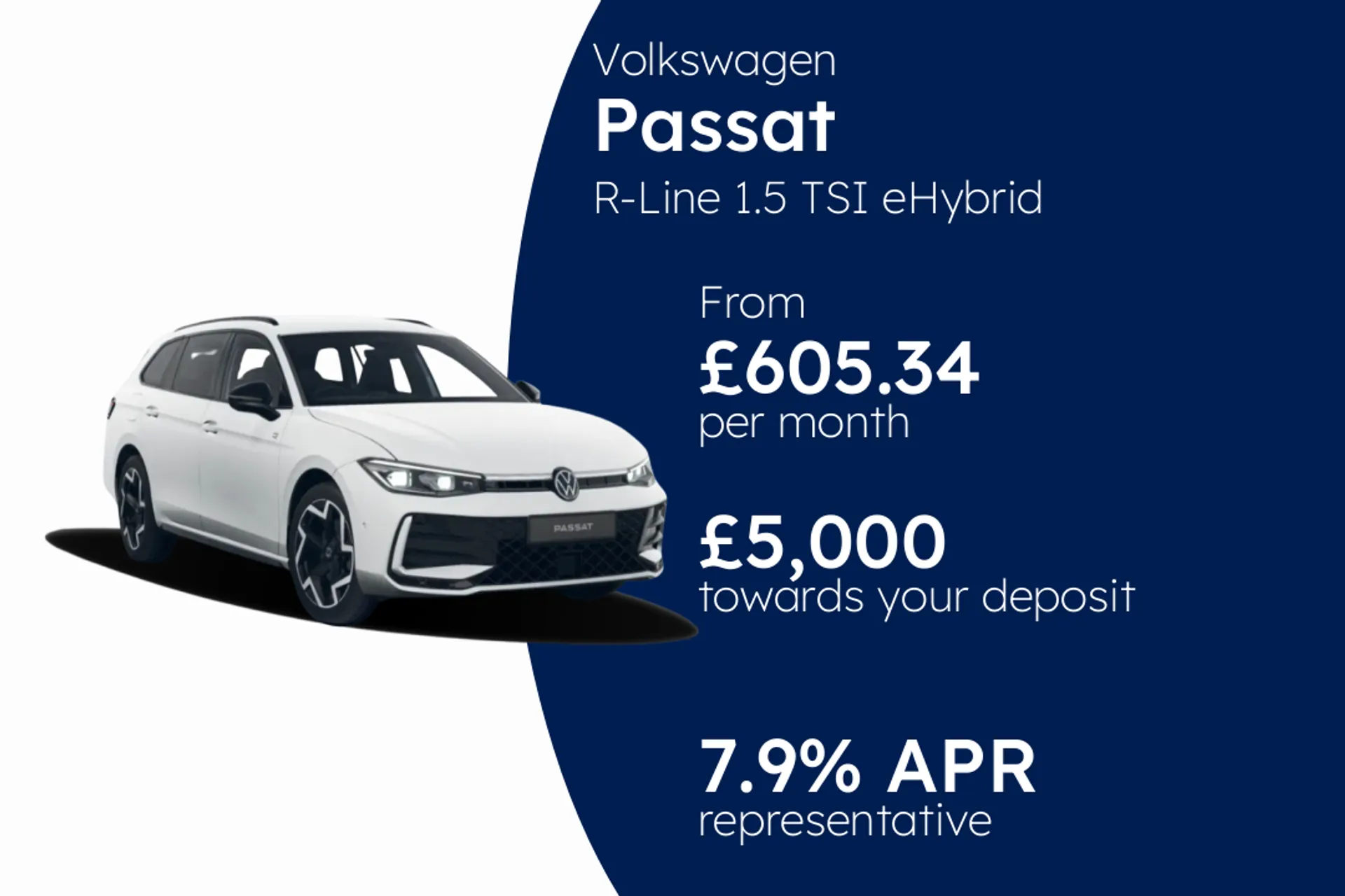 Volkswagen R-Line 1.5 TSI eHybrid 272PS 6-speed DSG 5 Door PCP Finance Offer From £605.34 Per Month  