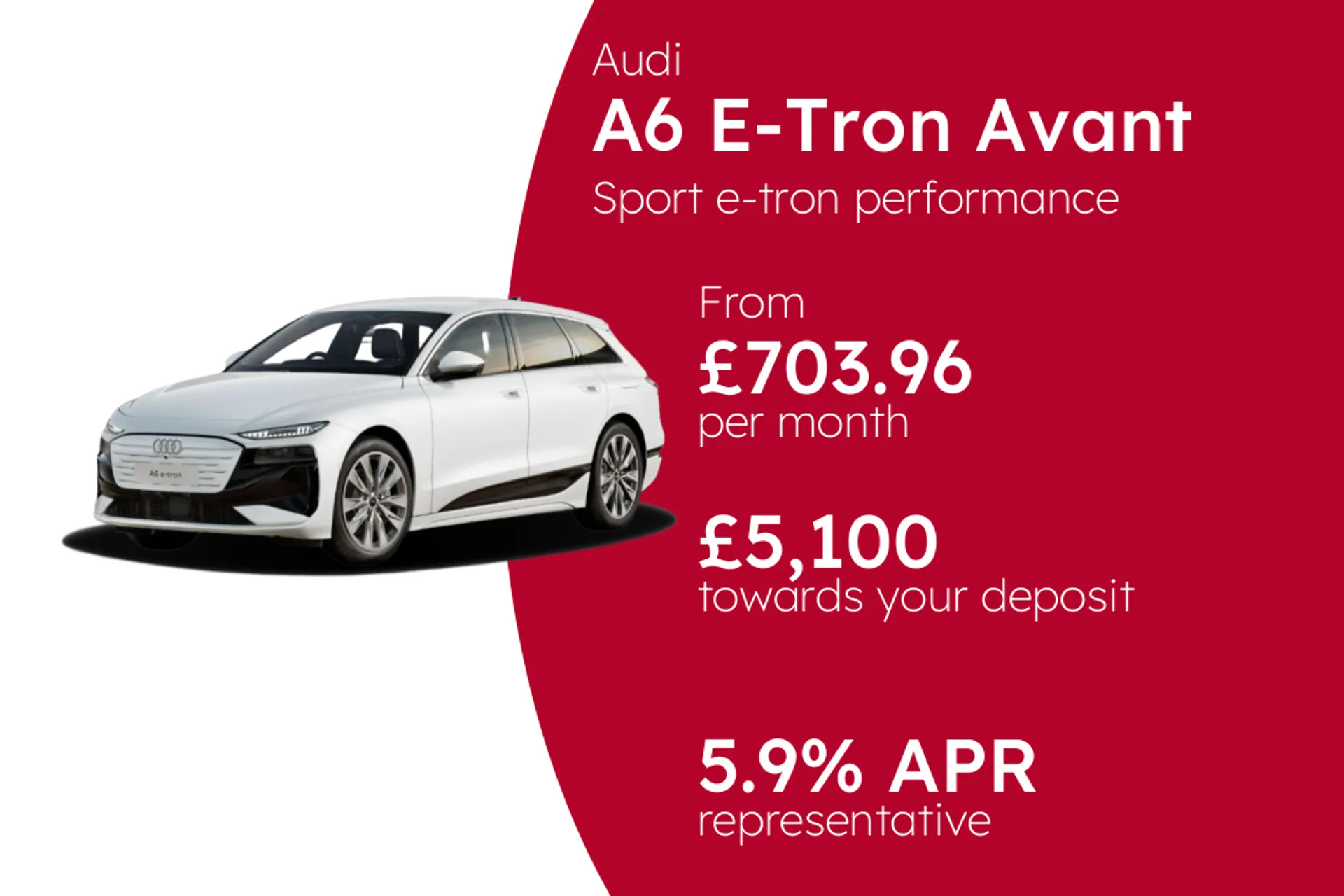 Audi Sport e-tron performance PCP Finance Offer From £703.96 Per Month