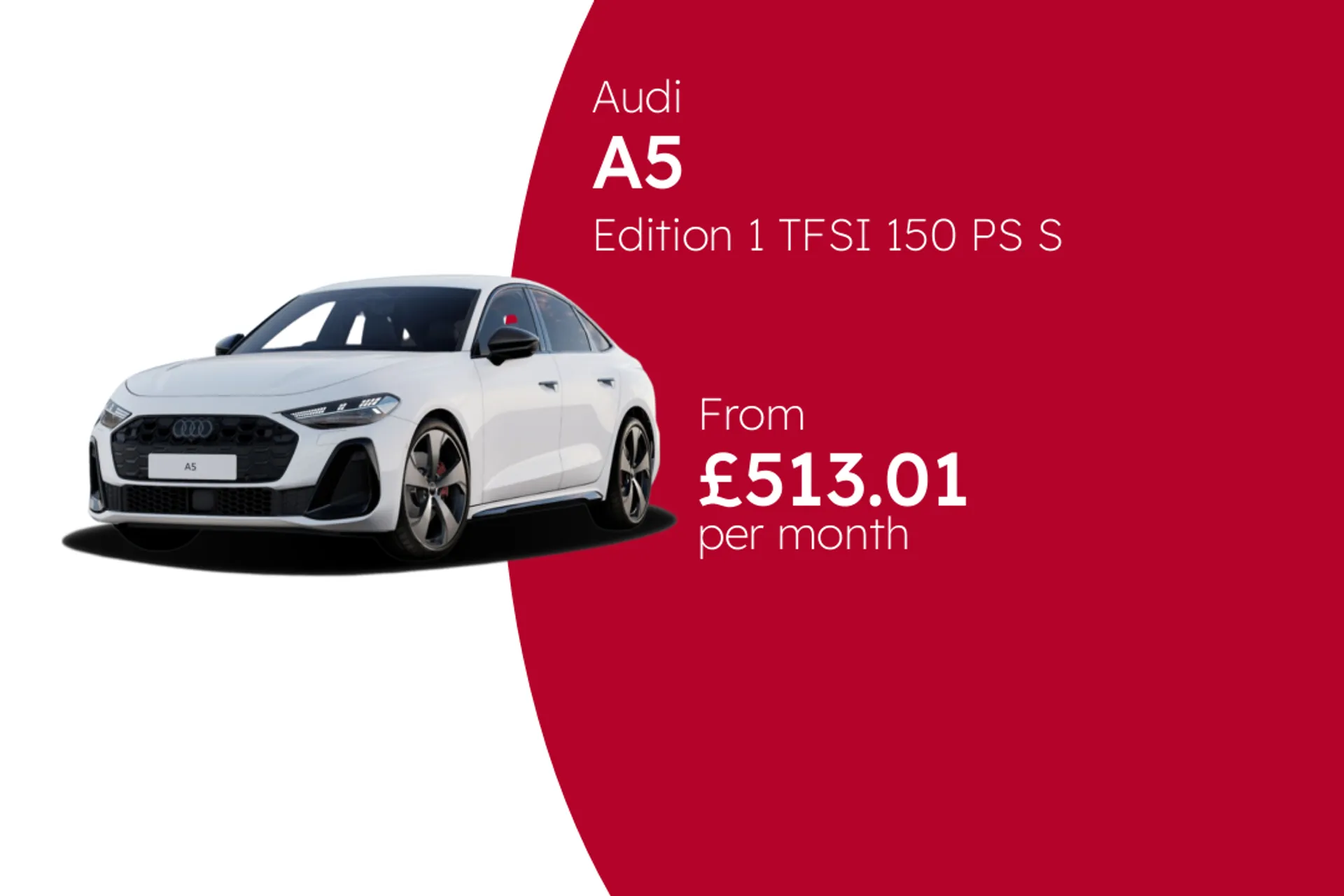 Audi Edition 1 TFSI 150 PS S tronic  BCH Finance Offer From £513.01 Per Month  