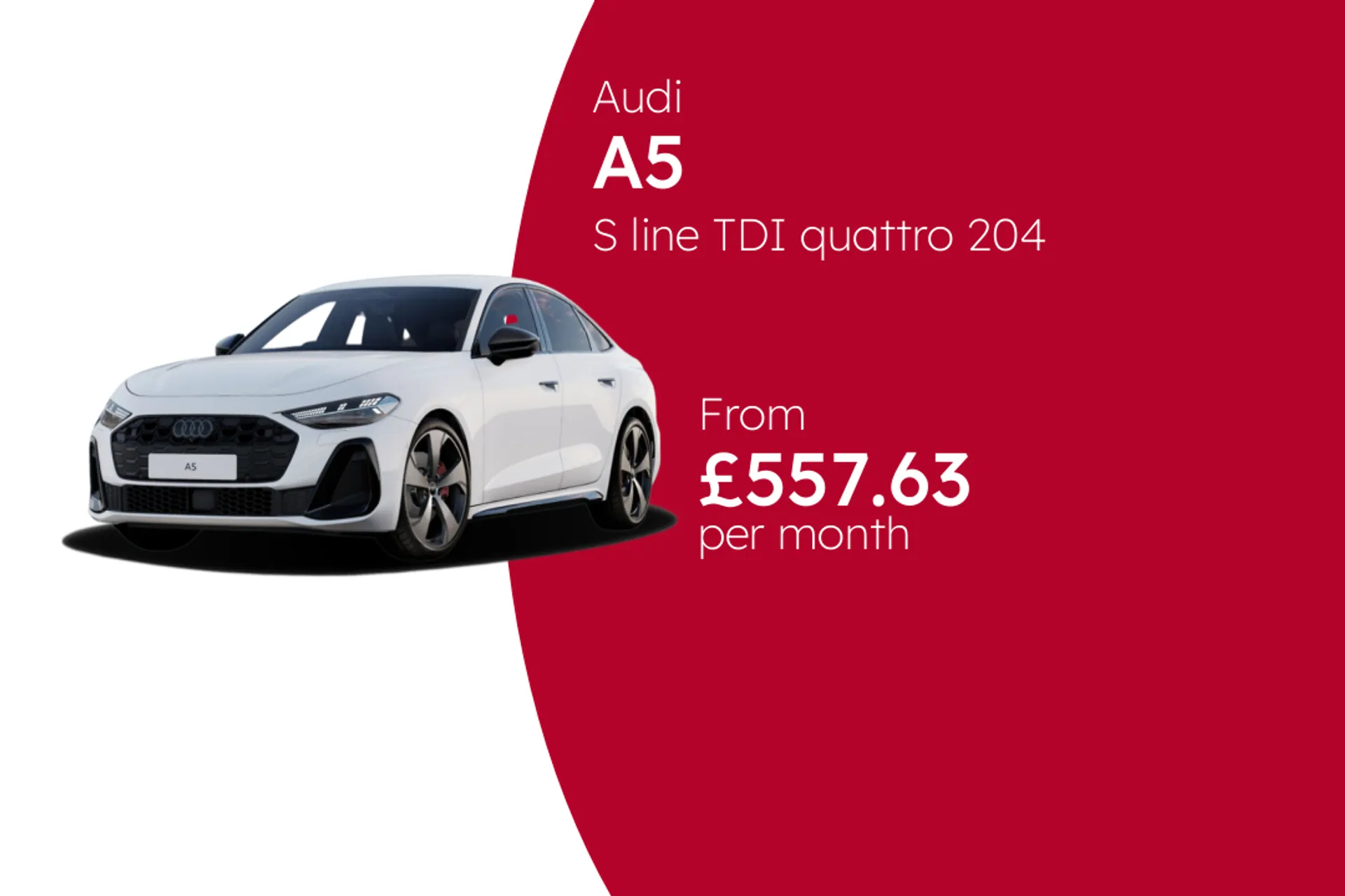 Audi S line TDI quattro 204 PS S tronic BCH Finance Offer From £557.63 Per Month