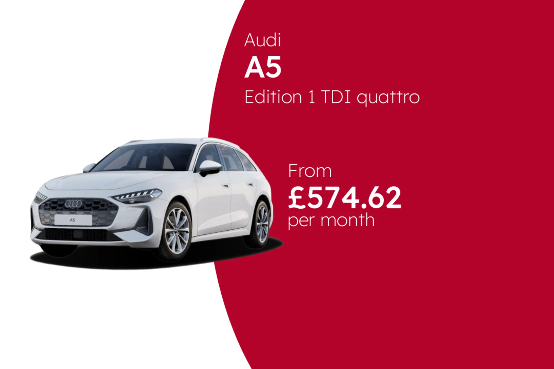 Audi Edition 1 TDI quattro 204 PS S tronic BCH Finance Offer From £574.62 Per Month