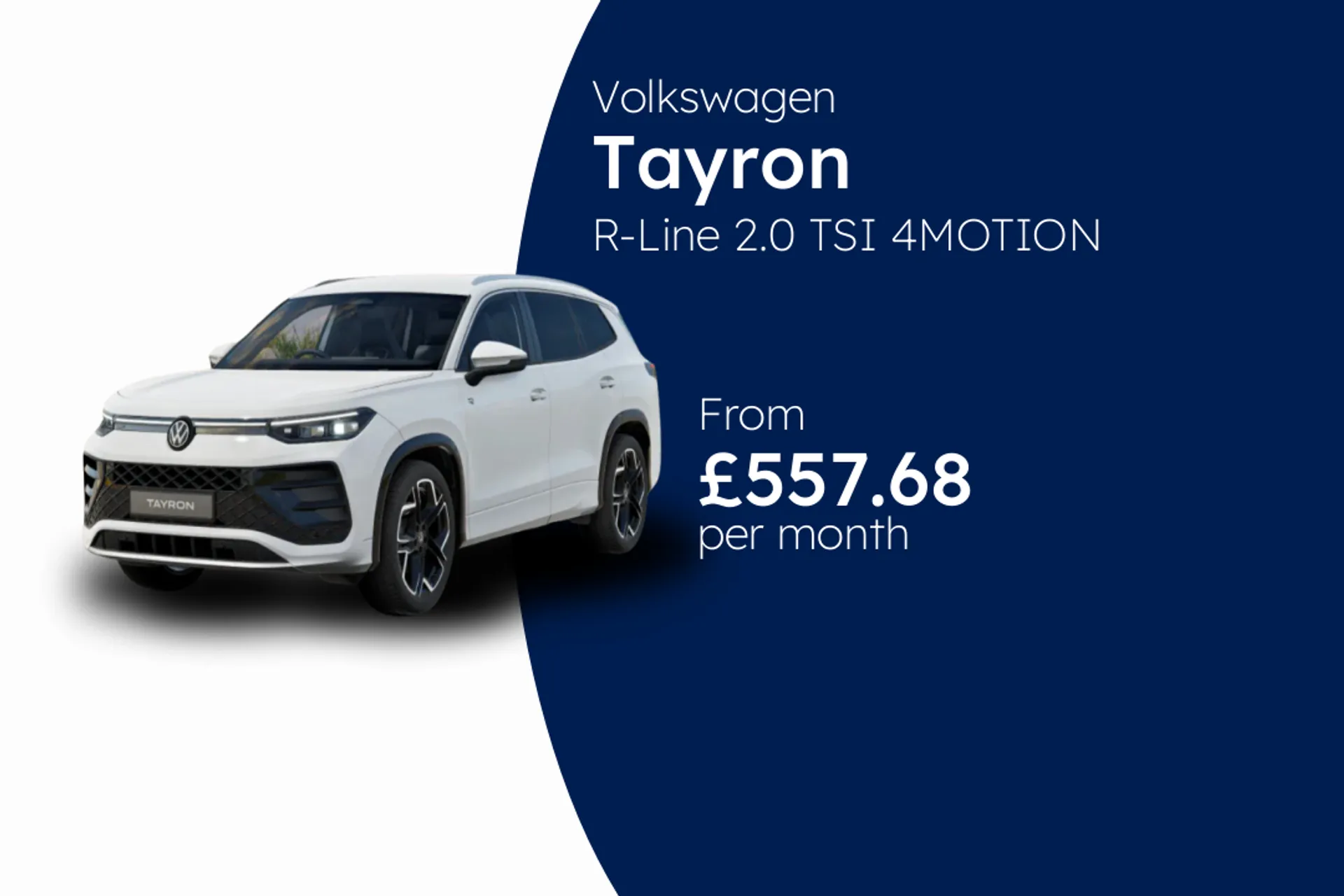 Volkswagen R-Line 2.0 TSI 4MOTION 204 PS 7-Speed DSG 5 Door  Finance Offer From £557.68 Per Month  