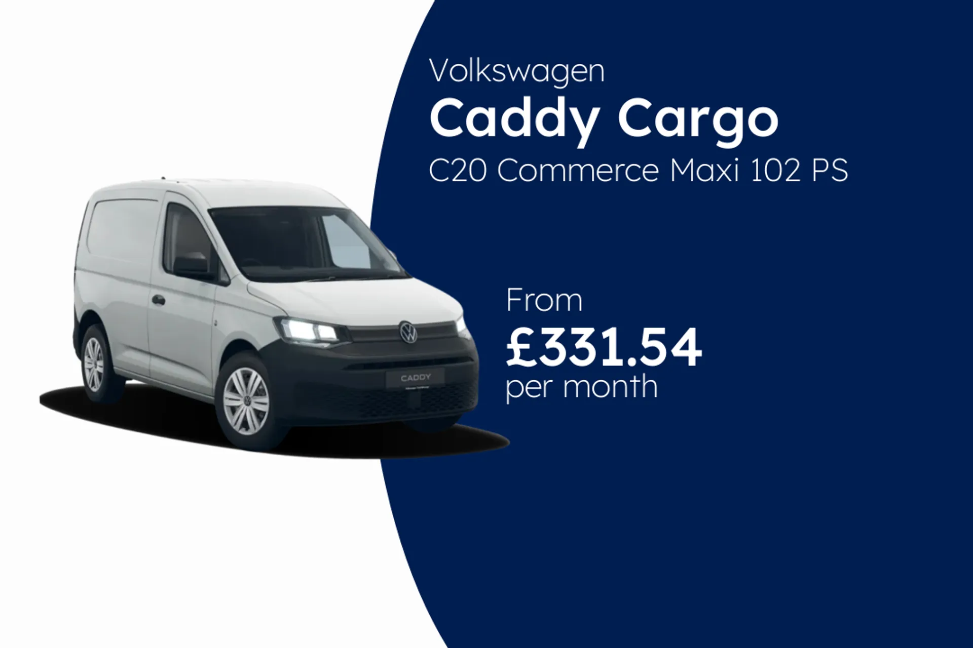 Volkswagen C20 Commerce Maxi 102 PS 2.0 TDI 6sp Manual BCH Finance Offer From £331.54 Per Month  
