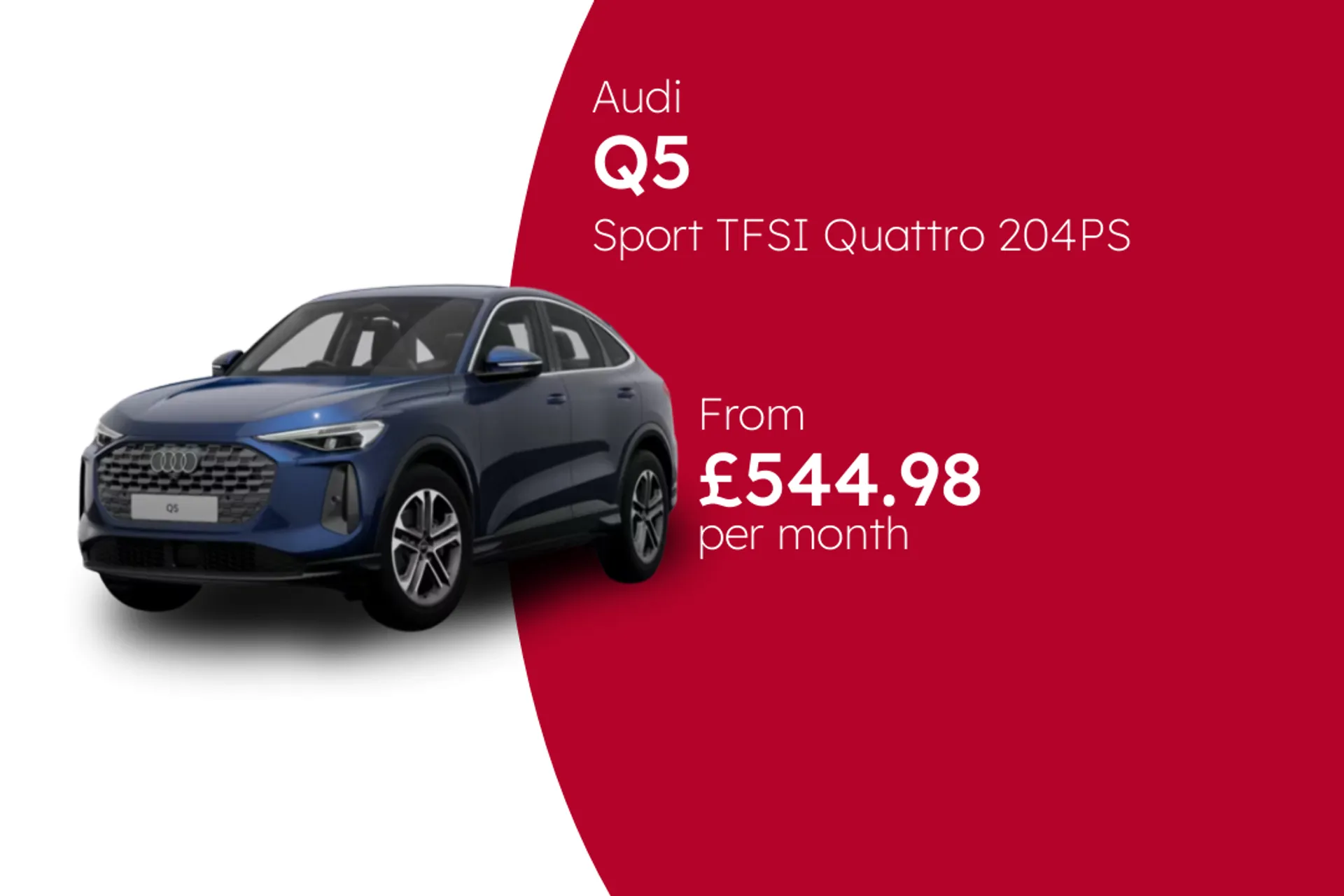Audi Sport TFSI Quattro 204PS S Tronic Sportback BCH Finance Offer From £544.98 Per Month  