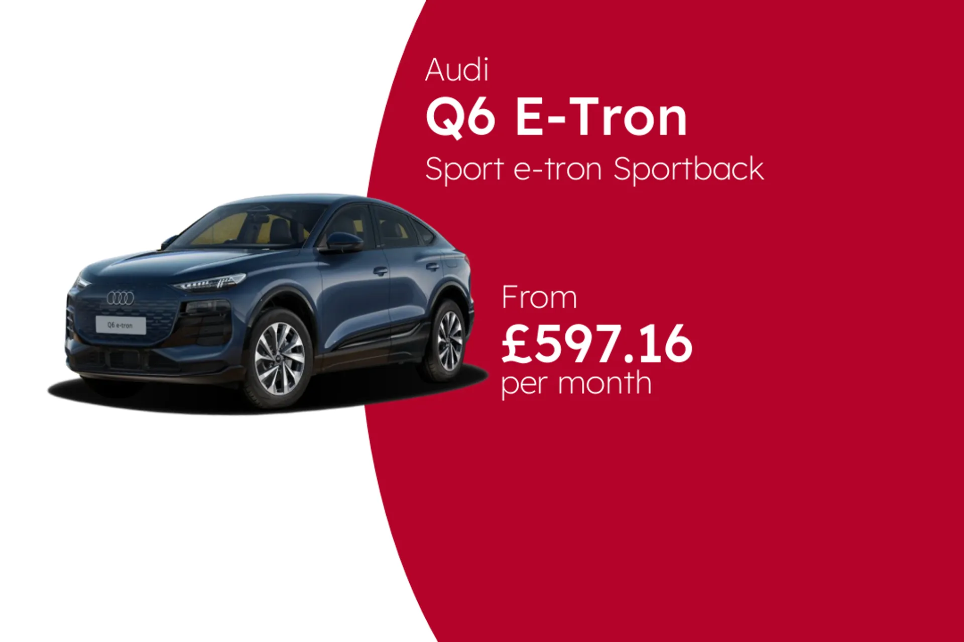 Audi Sport e-tron Sportback BCH Finance Offer From £597.16 Per Month  