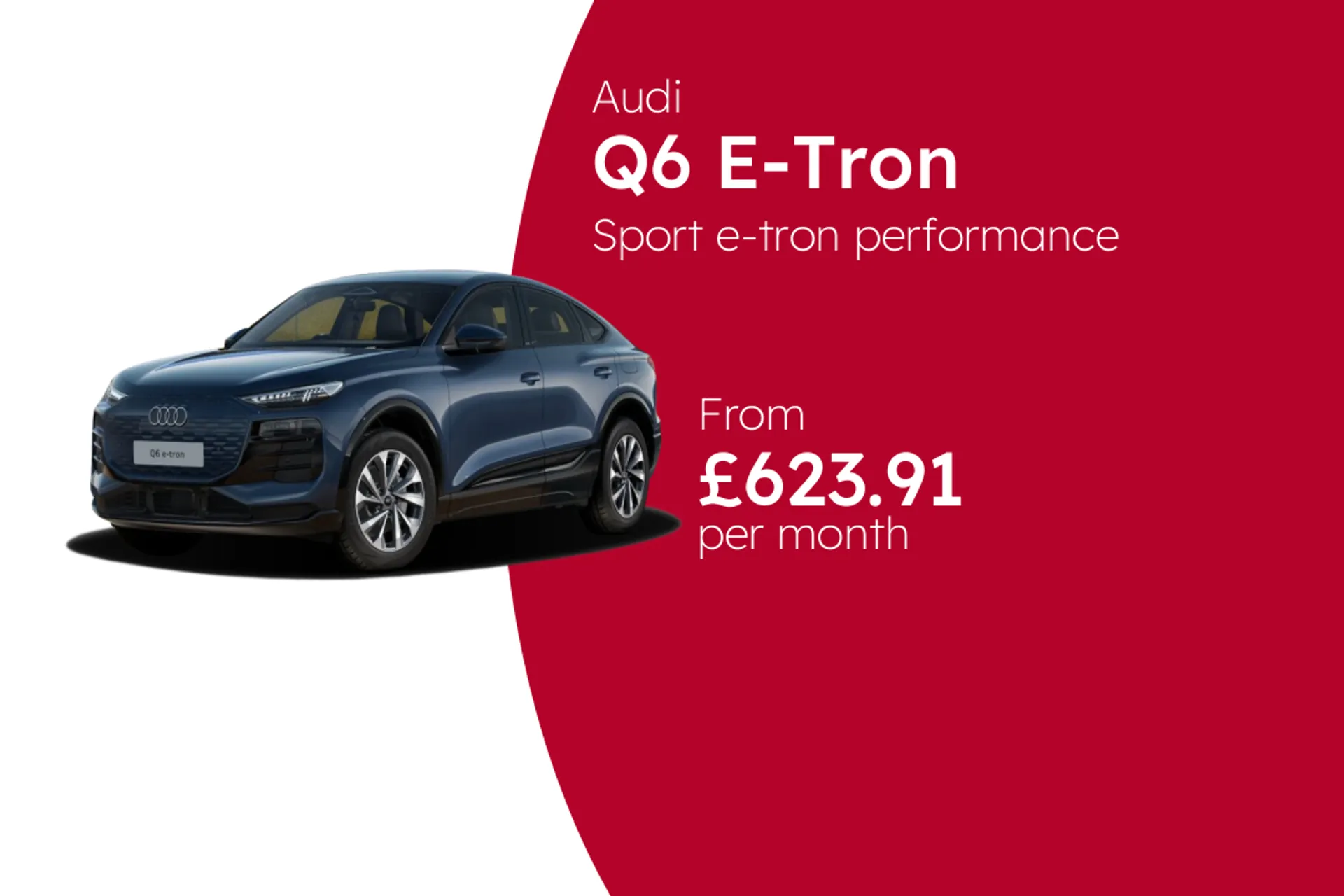 Audi Sport e-tron performance Sportback BCH Finance Offer From £623.91 Per Month  