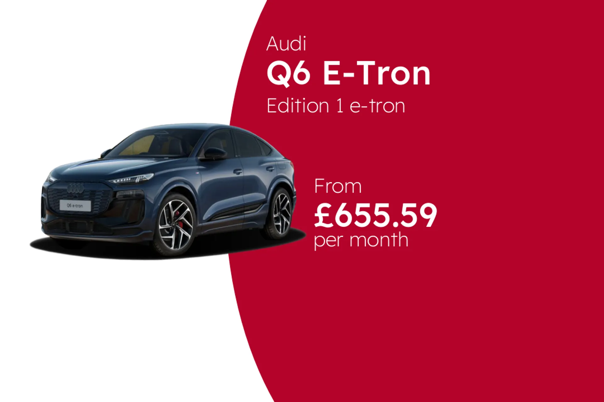 Audi Edition 1 e-tron performance Sportback BCH Finance Offer From £655.59 Per Month  