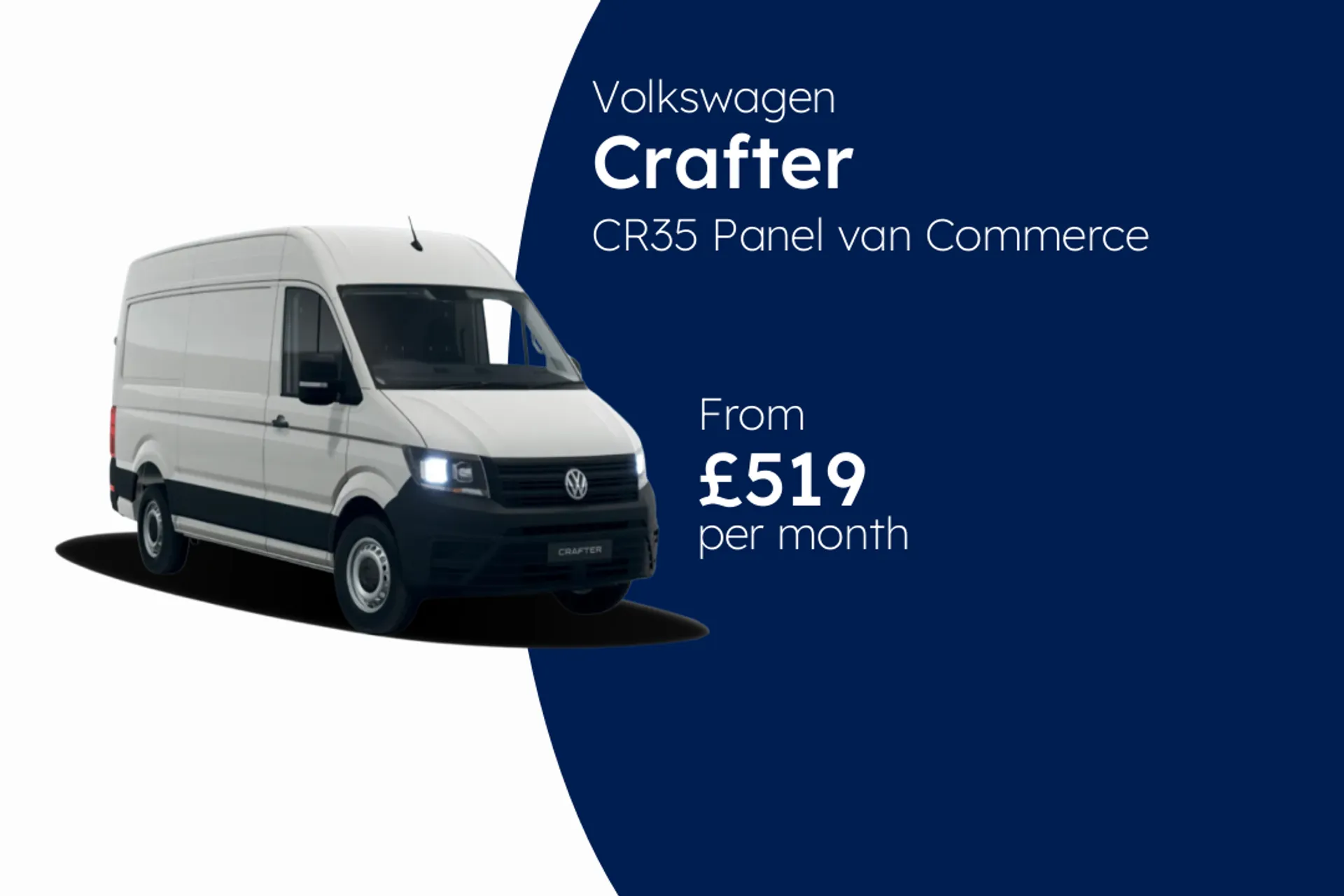 Volkswagen CR35 Panel van Commerce Plus MWB 140 PS 2.0 TDI 6sp Manual FWD BCH Finance Offer From £519.00 Per Month