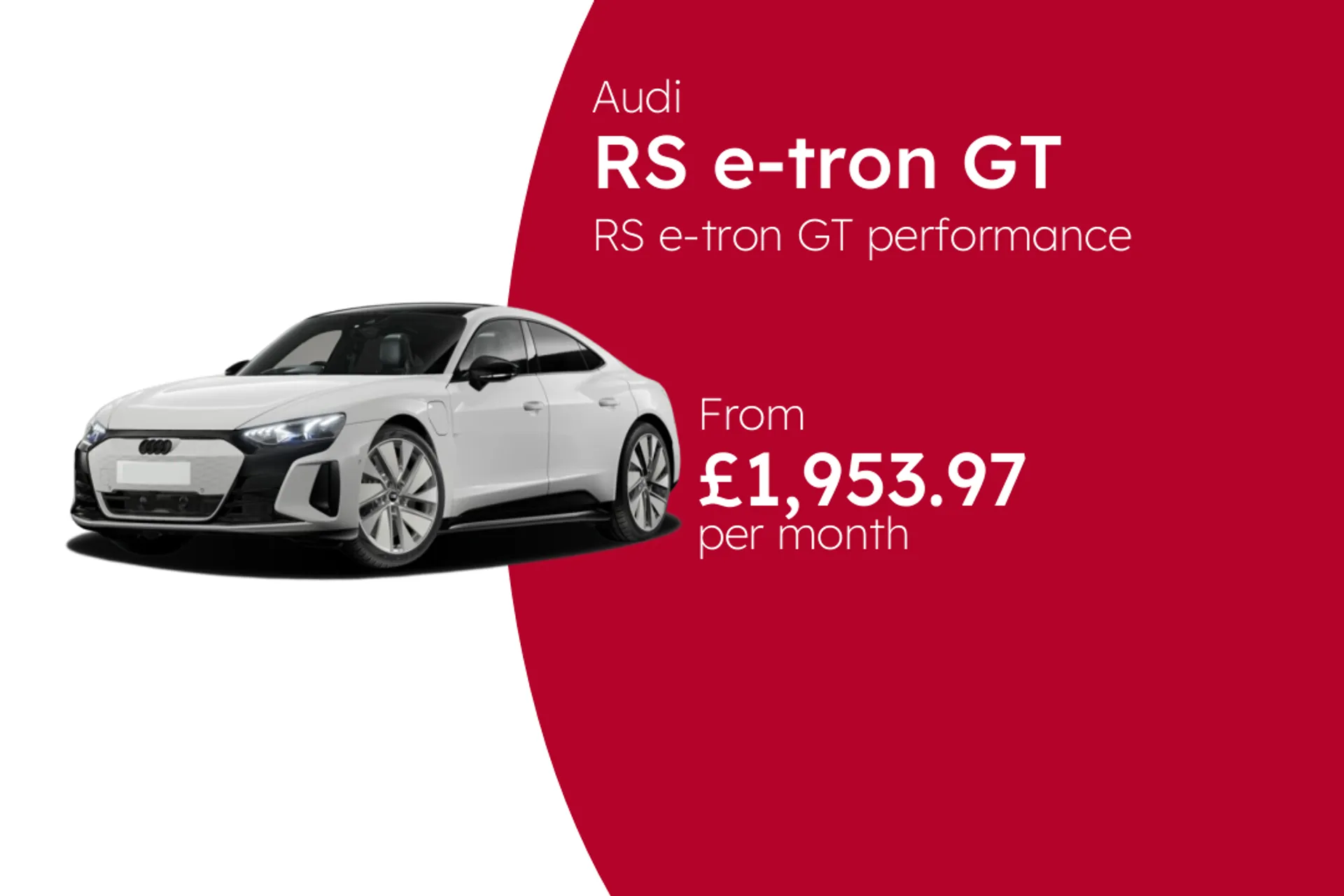 Audi RS e-tron GT performance BCH Finance Offer From £1953.97 Per Month