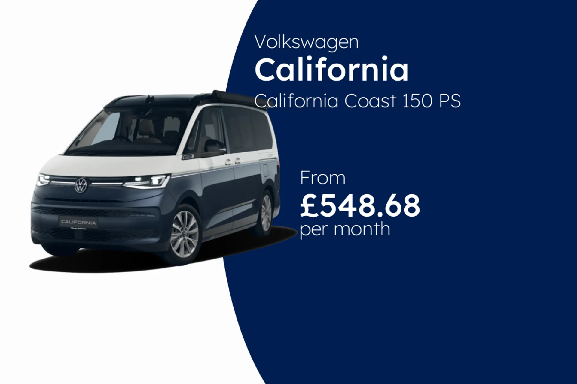 Volkswagen California Coast 150 PS 2.0 TDI 7-Speed DSG BCH Finance Offer From £548.68 Per Month