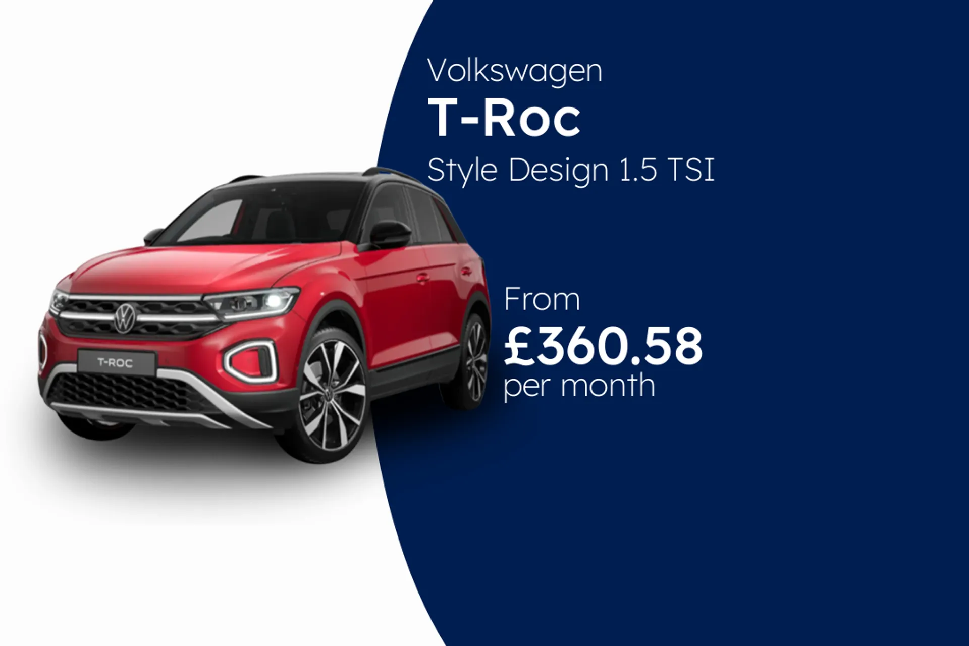 Volkswagen Style Design 1.5 TSI 150PS 6-speed Manual 5 Door BCH Finance Offer From £360.58 Per Month