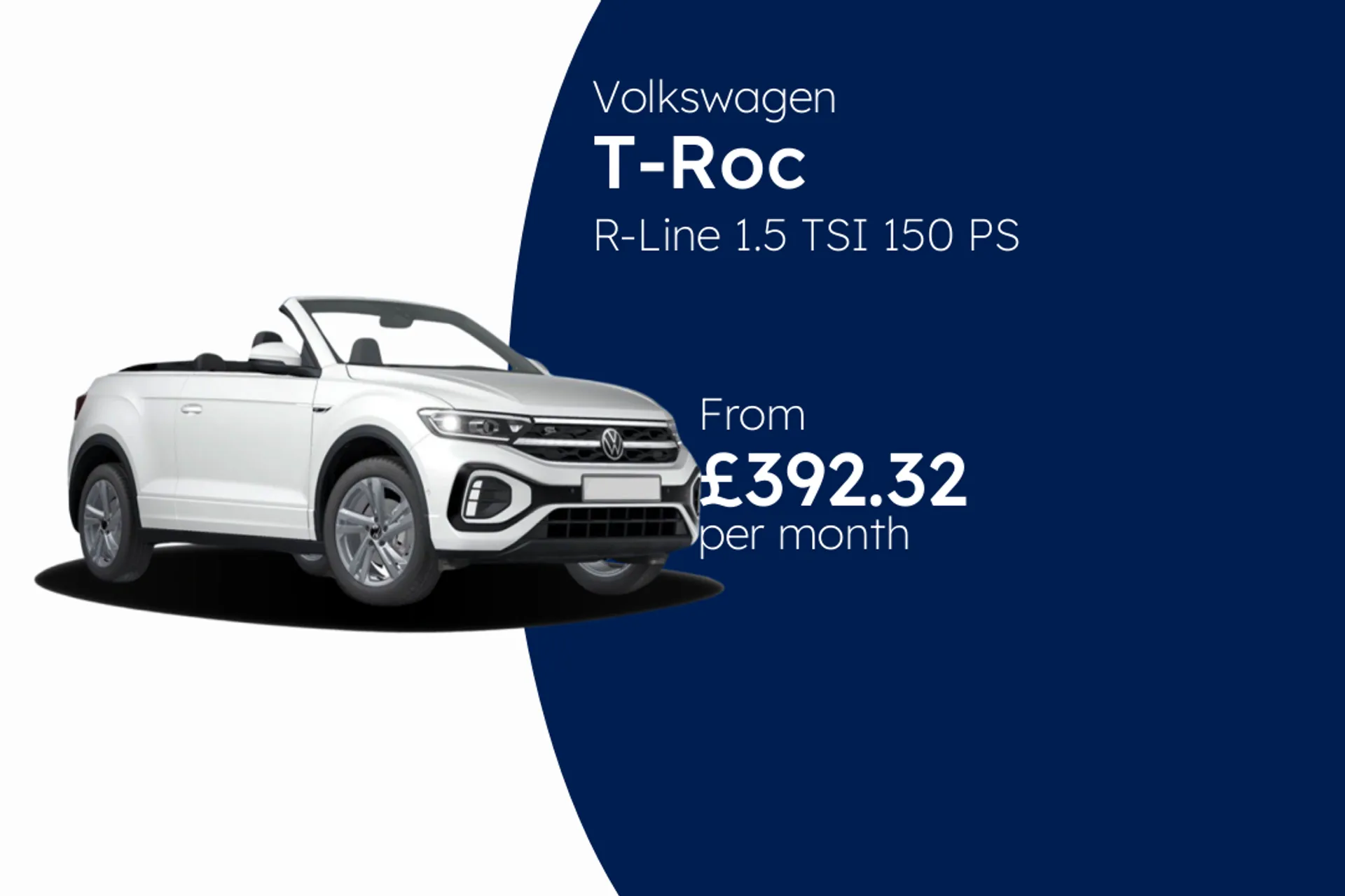 Volkswagen R-Line 1.5 TSI 150 PS 6-speed Manual 2 Door Cabriolet BCH Finance Offer From £392.32 Per Month  