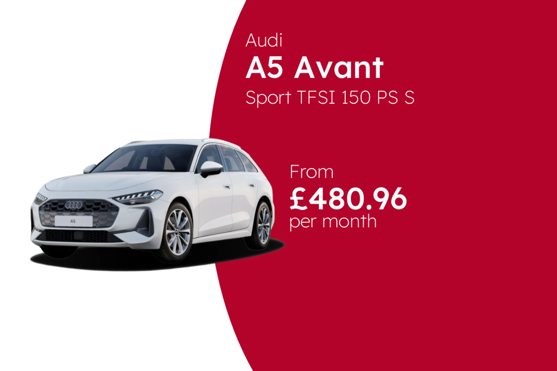 Audi Sport TFSI 150 PS S tronic BCH Finance Offer From £480.96 Per Month