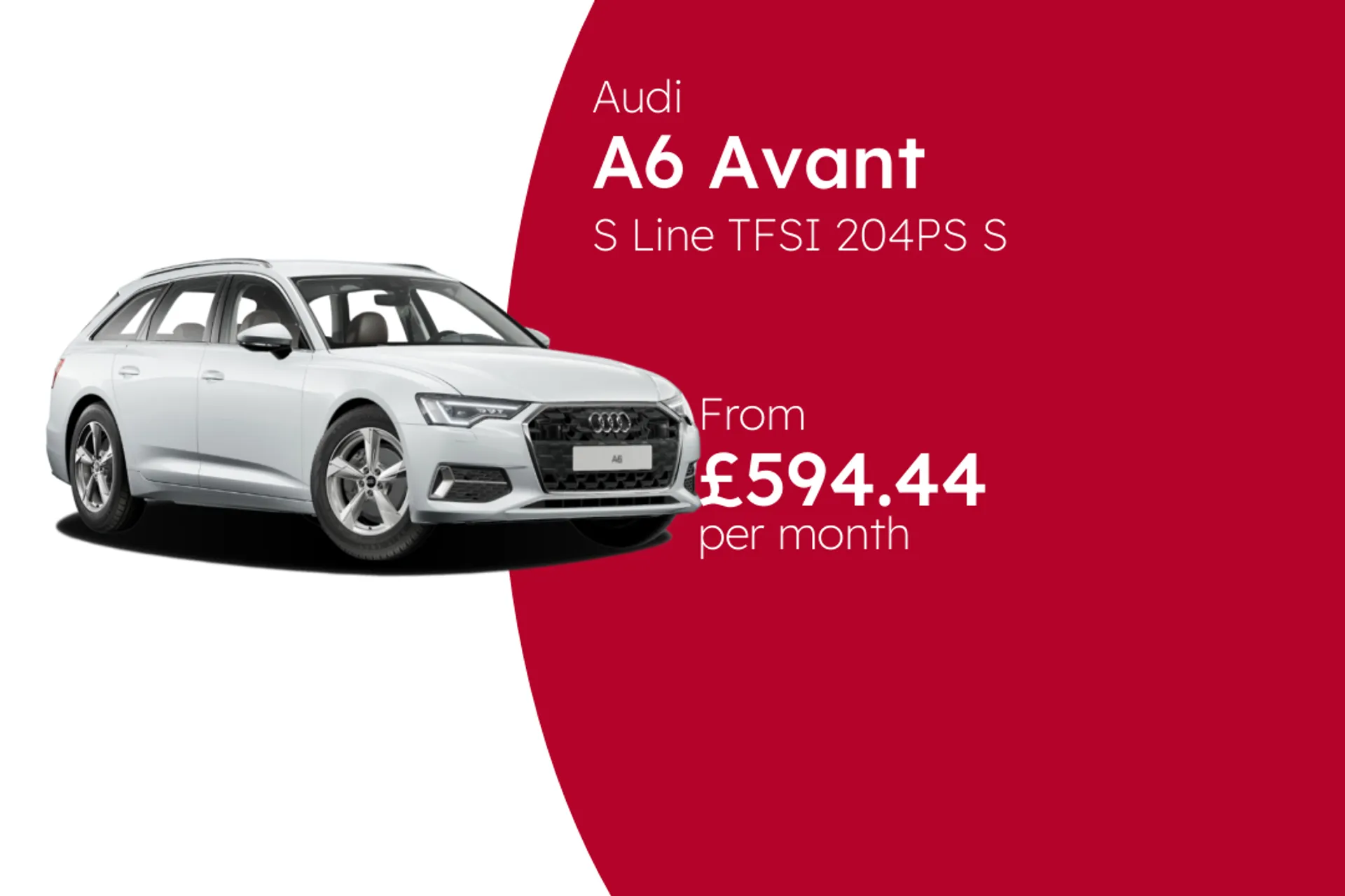 Audi S Line TFSI 204PS S Tronic BCH Finance Offer From £594.44 Per Month