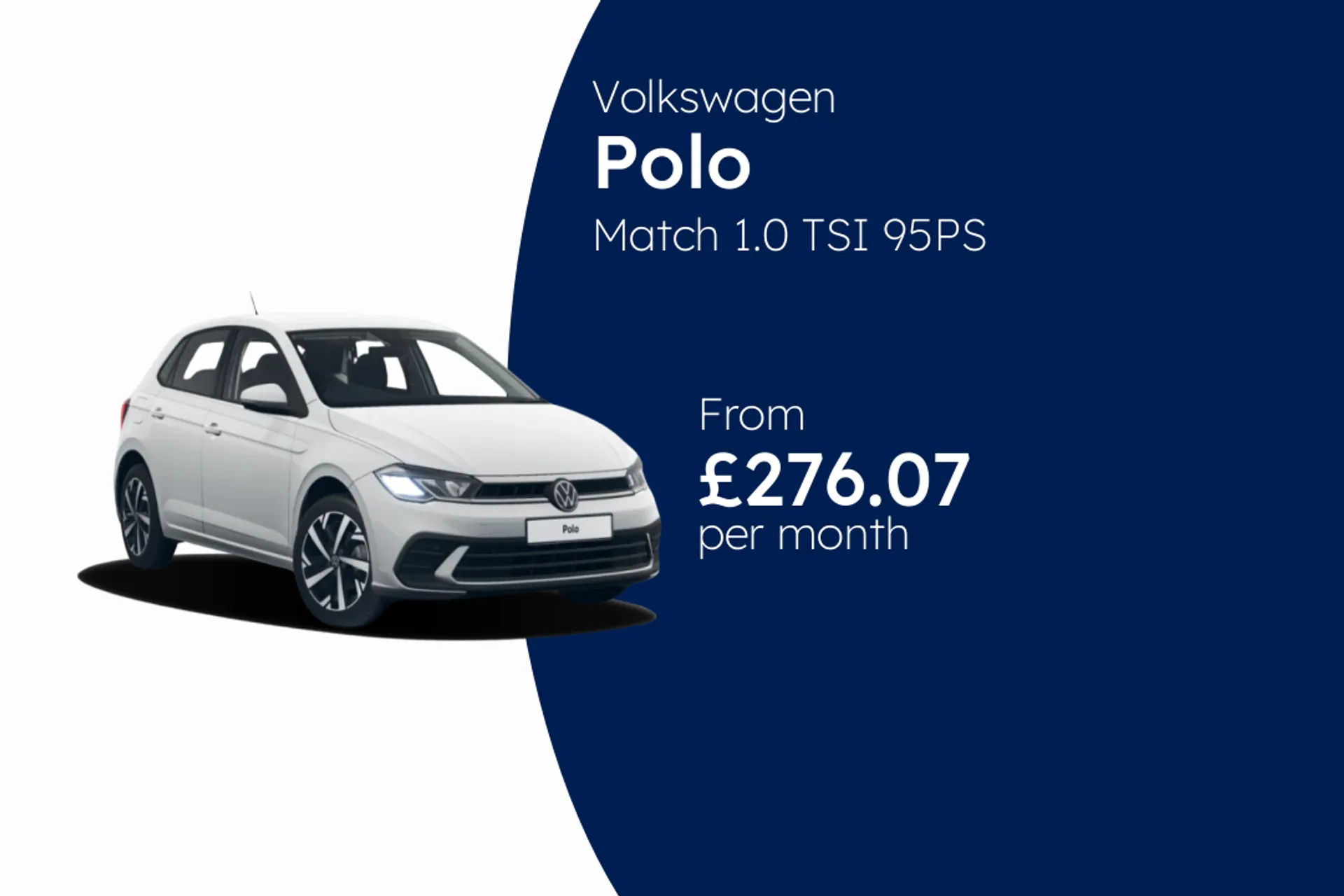 Volkswagen Match 1.0 TSI 95PS 5-speed Manual 5 Door BCH Finance Offer From £276.07 Per Month  