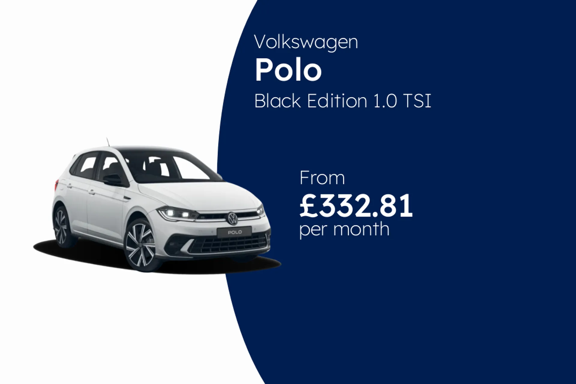 Volkswagen Black Edition 1.0 TSI 115PS 7-speed DSG 5 Door BCH Finance Offer From £332.81 Per Month  