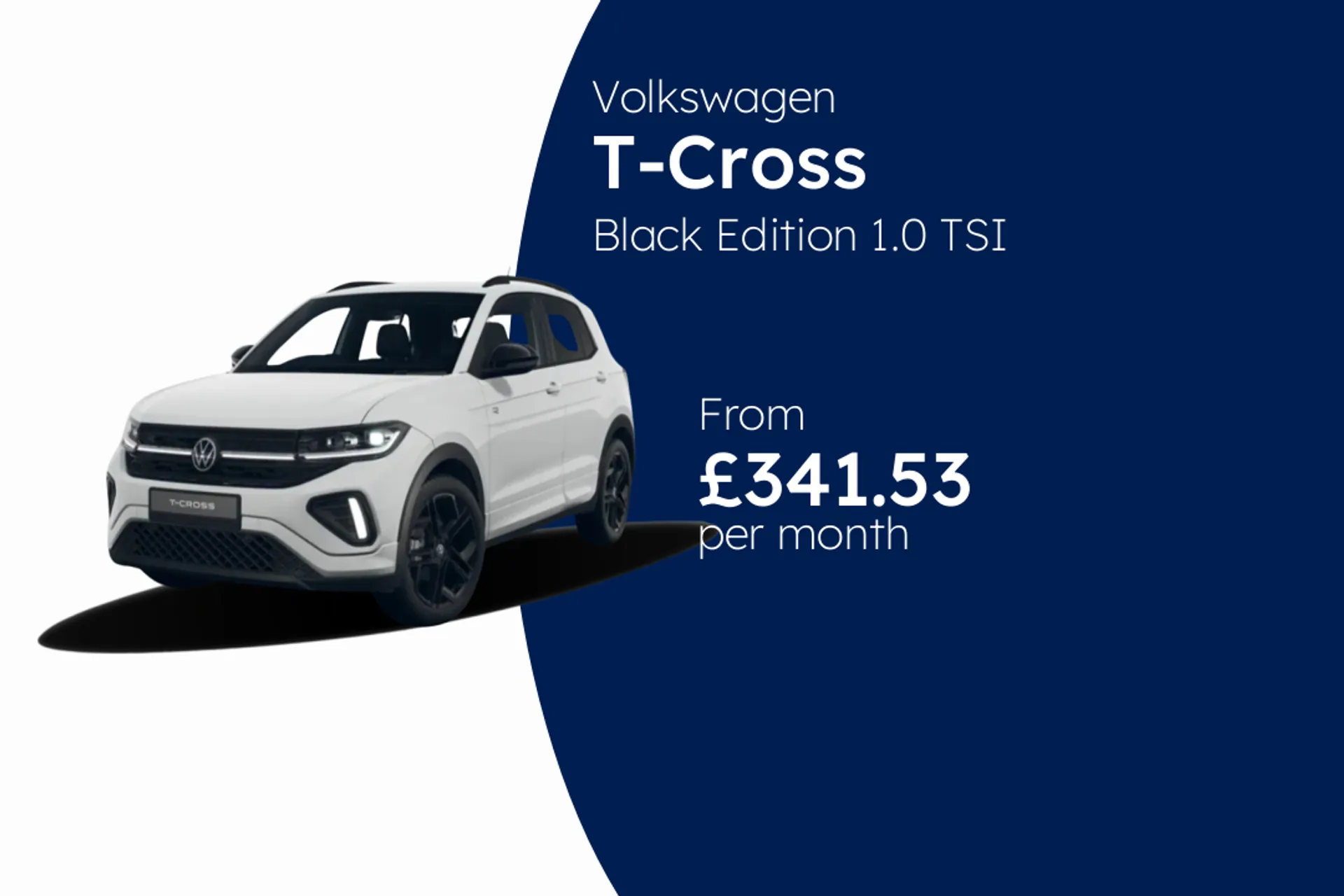 Volkswagen Black Edition 1.0 TSI 115PS 6-speed Manual 5 Door BCH Finance Offer From £341.53 Per Month  