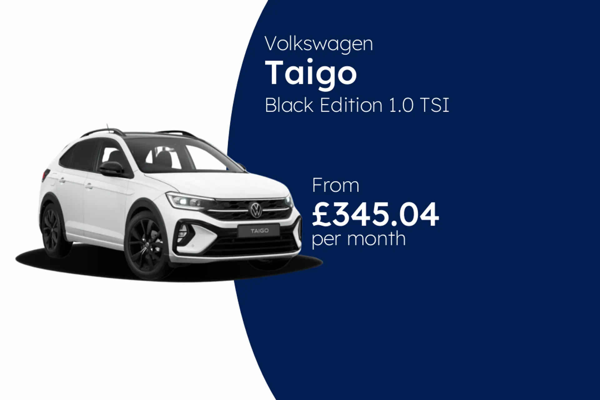 Volkswagen Black Edition 1.0 TSI 115PS 7-speed DSG 5 Door BCH Finance Offer From £345.04 Per Month