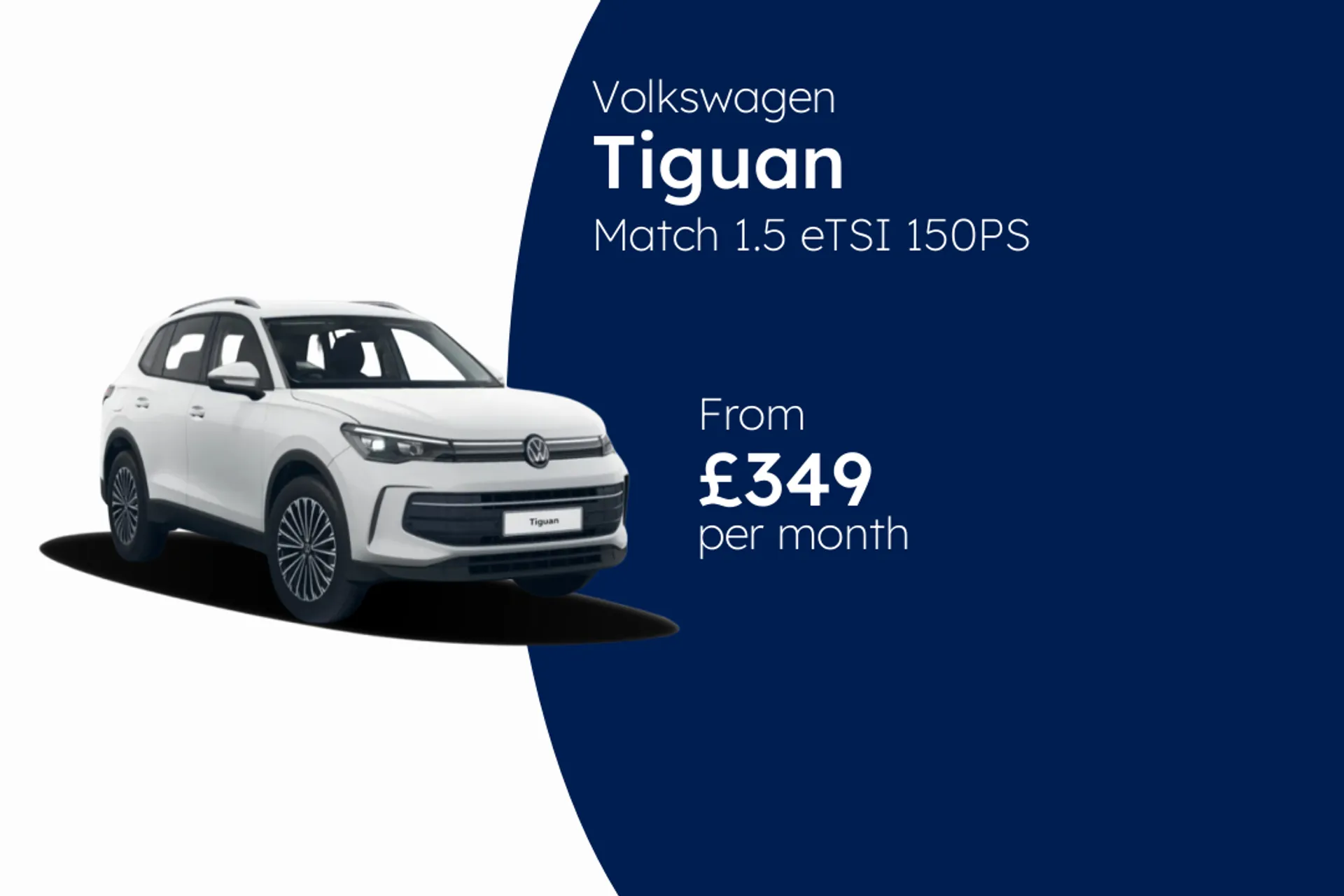 Volkswagen Match 1.5 eTSI 150PS 7-speed DSG 5 Door BCH Finance Offer From £349.00 Per Month  