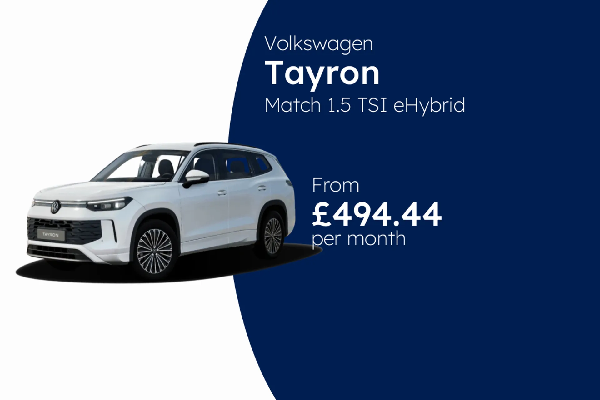 Volkswagen Match 1.5 TSI eHybrid 204PS 6-Speed DSG 5 Door BCH Finance Offer From £494.44 Per Month