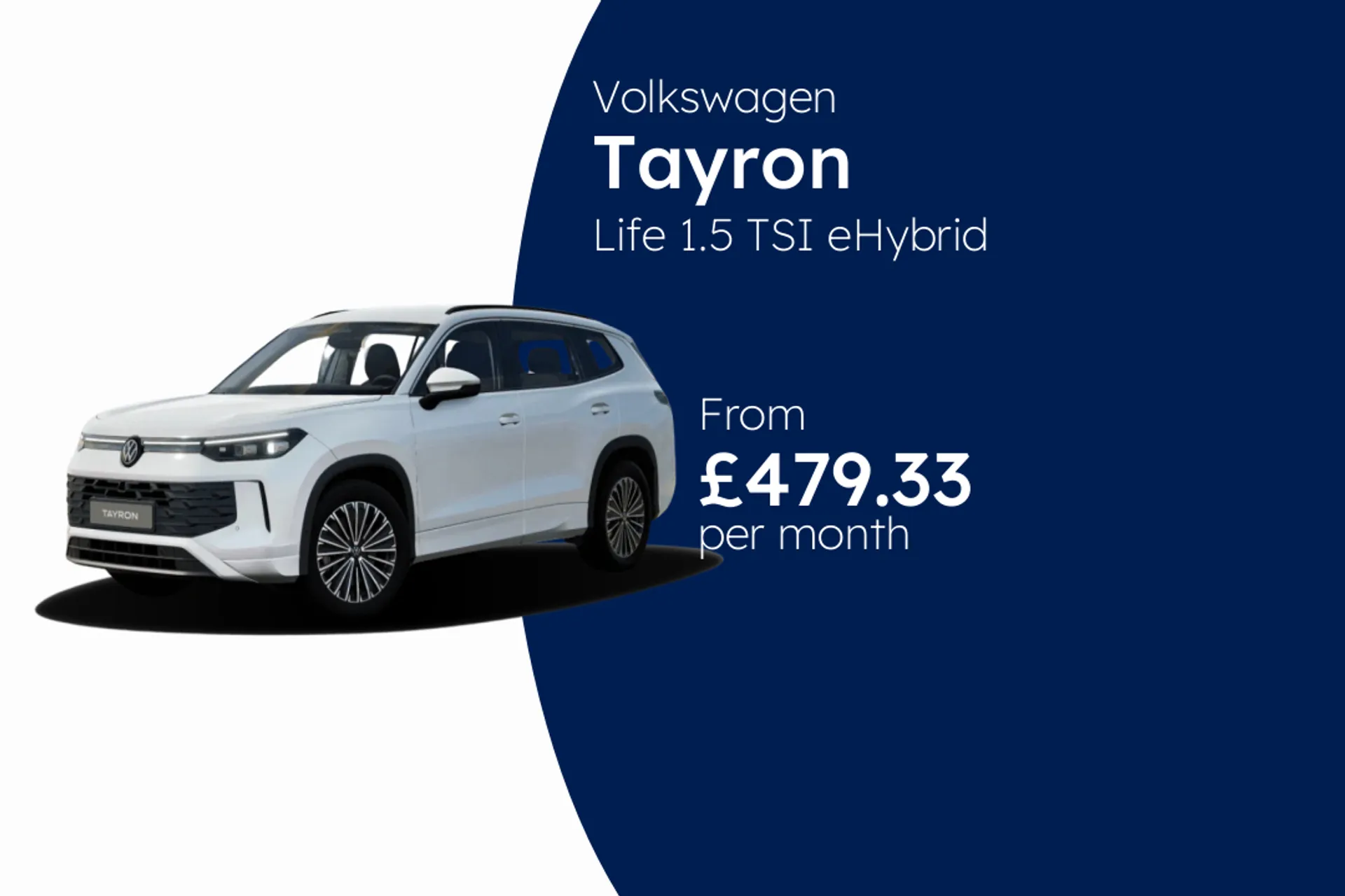 Volkswagen Life 1.5 TSI eHybrid 204PS 6-Speed DSG 5 Door BCH Finance Offer From £479.33 Per Month  