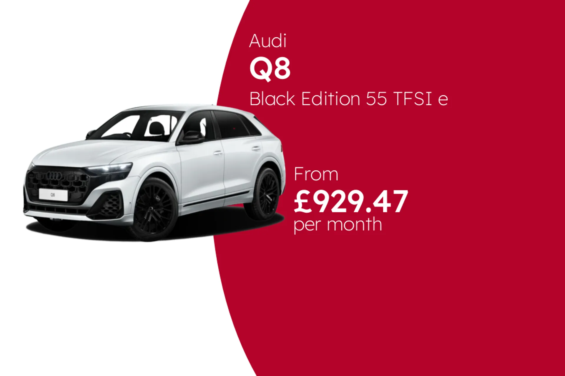 Audi Black Edition 55 TFSI e Quattro Tiptronic BCH Finance Offer From £929.47 Per Month