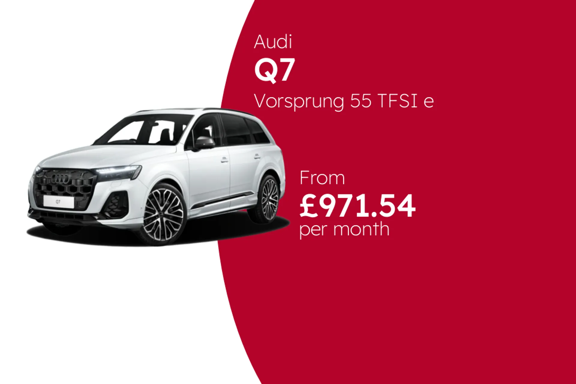 Audi Vorsprung 55 TFSI e quattro tiptronic BCH Finance Offer From £971.54 Per Month