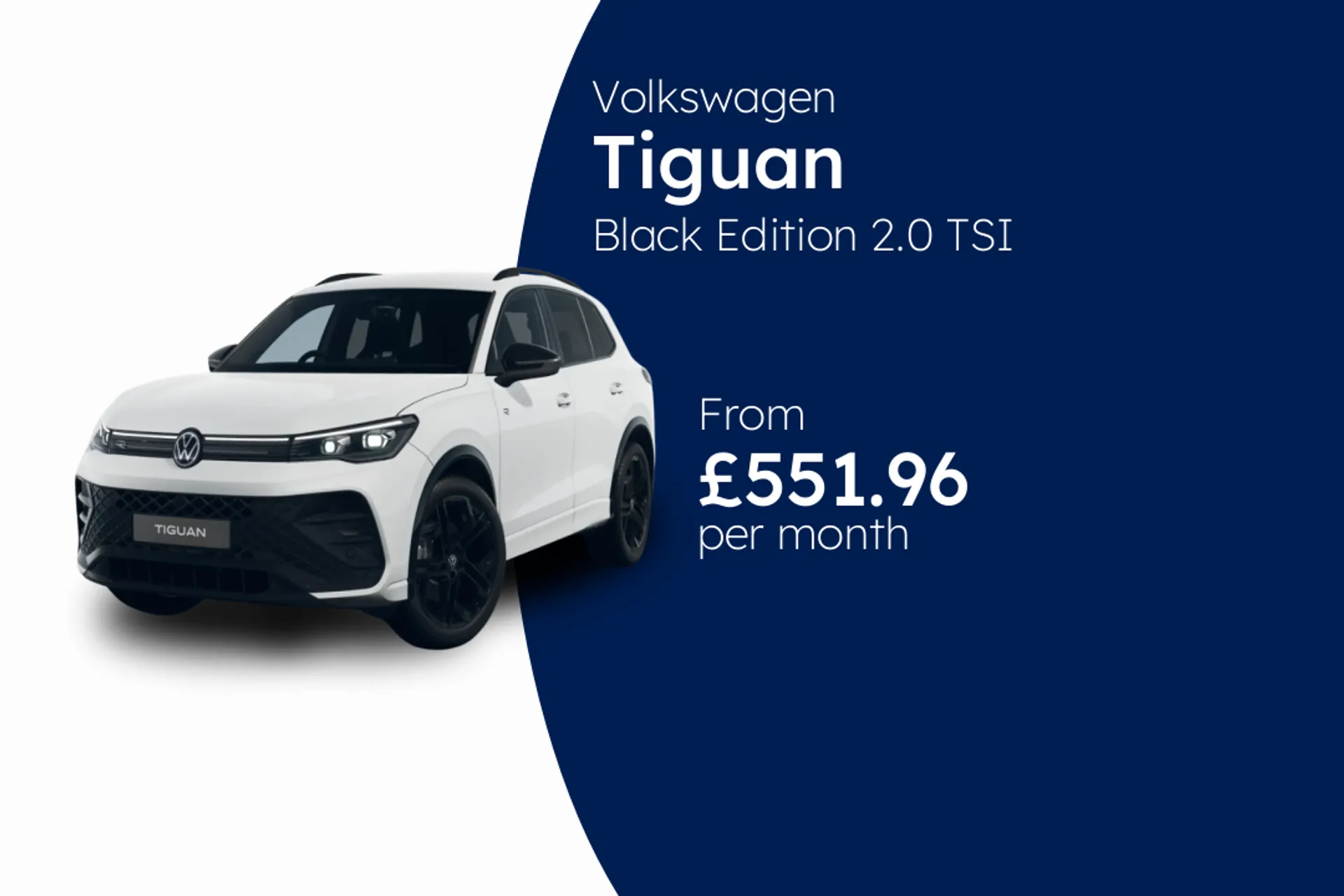 Volkswagen Black Edition 2.0 TSI 204PS 7-speed DSG 4Motion 5 Doo  Finance Offer From £551.96 Per Month  