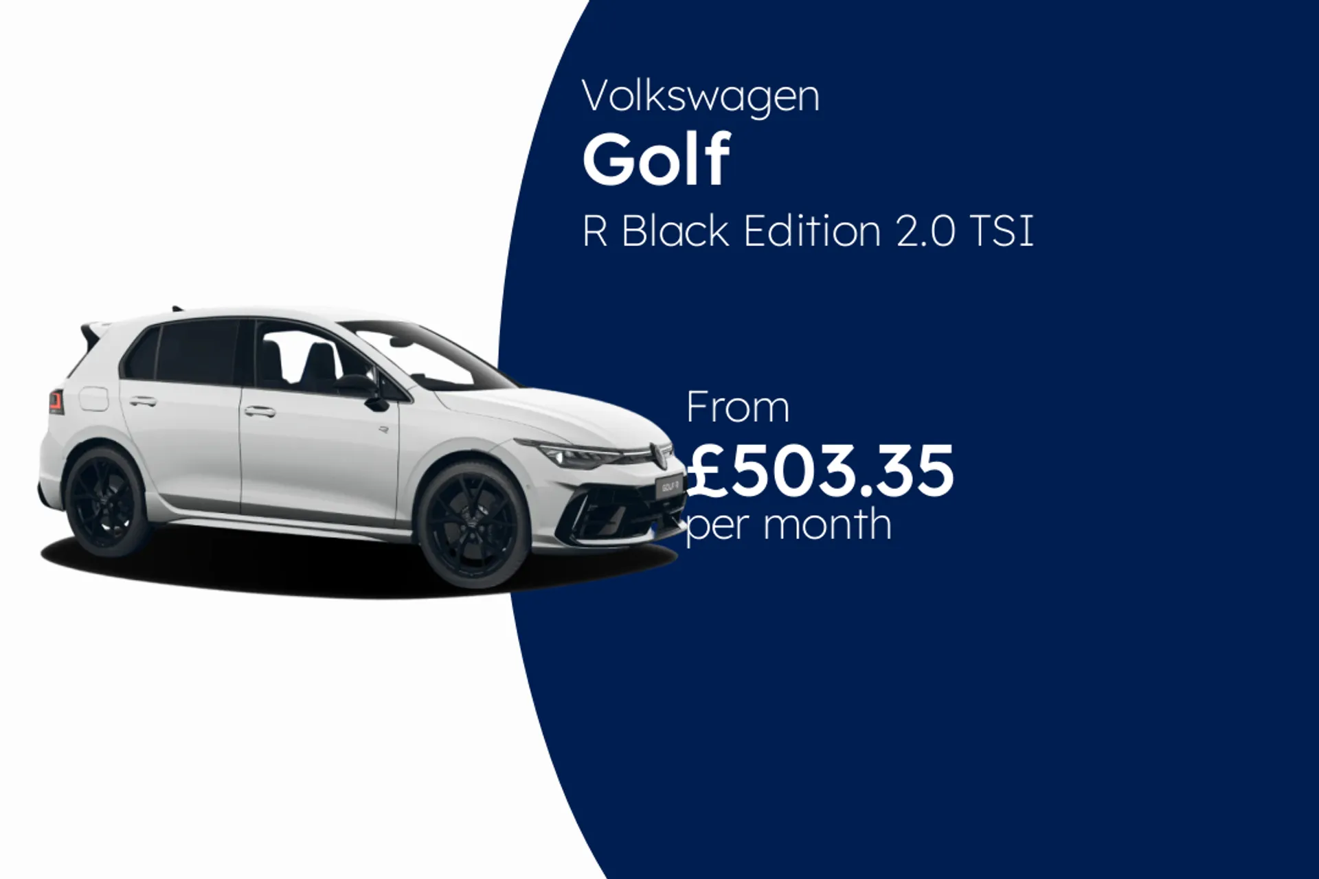 Volkswagen R Black Edition 2.0 TSI 4Motion 333ps 7-Speed DSG 5 Door BCH Finance Offer From £503.35 Per Month  