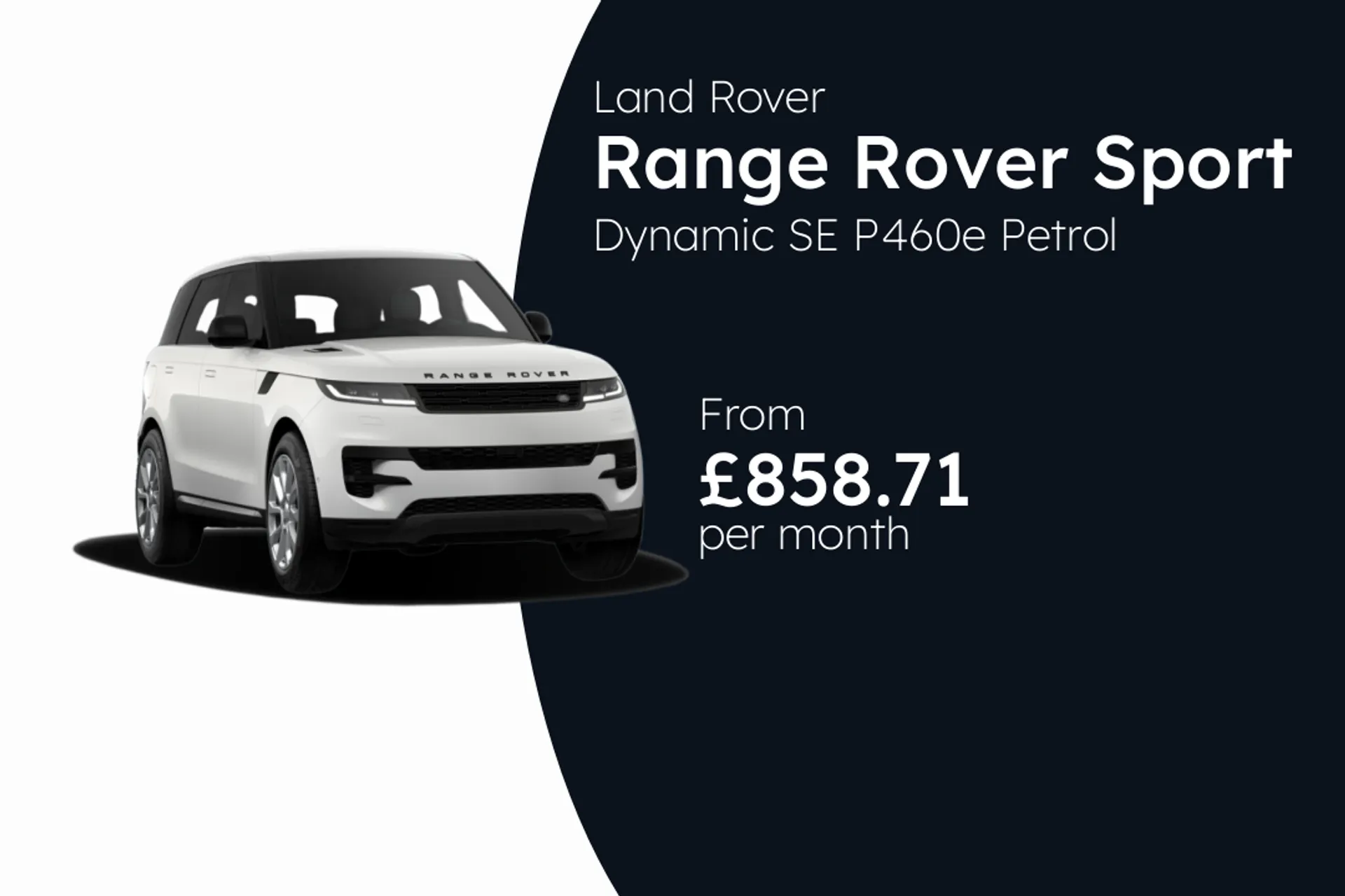 Land Rover Dynamic SE P460e Petrol Plug-in Hybrid BCH Finance Offer From £858.71 Per Month  