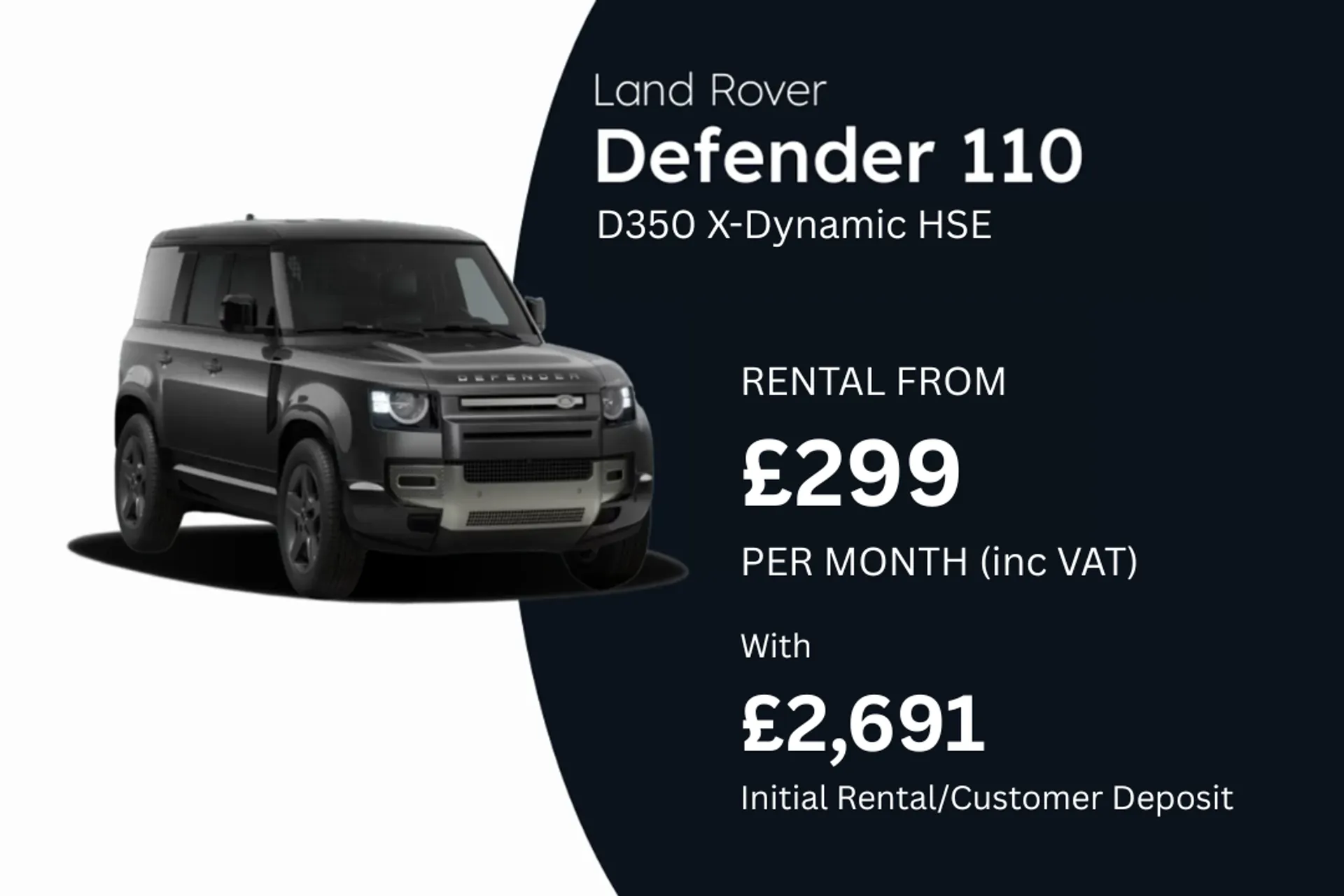 Land Rover 110 26MY D350 X-Dynamic HSE PCH Finance Offer From £1079.00 Per Month  