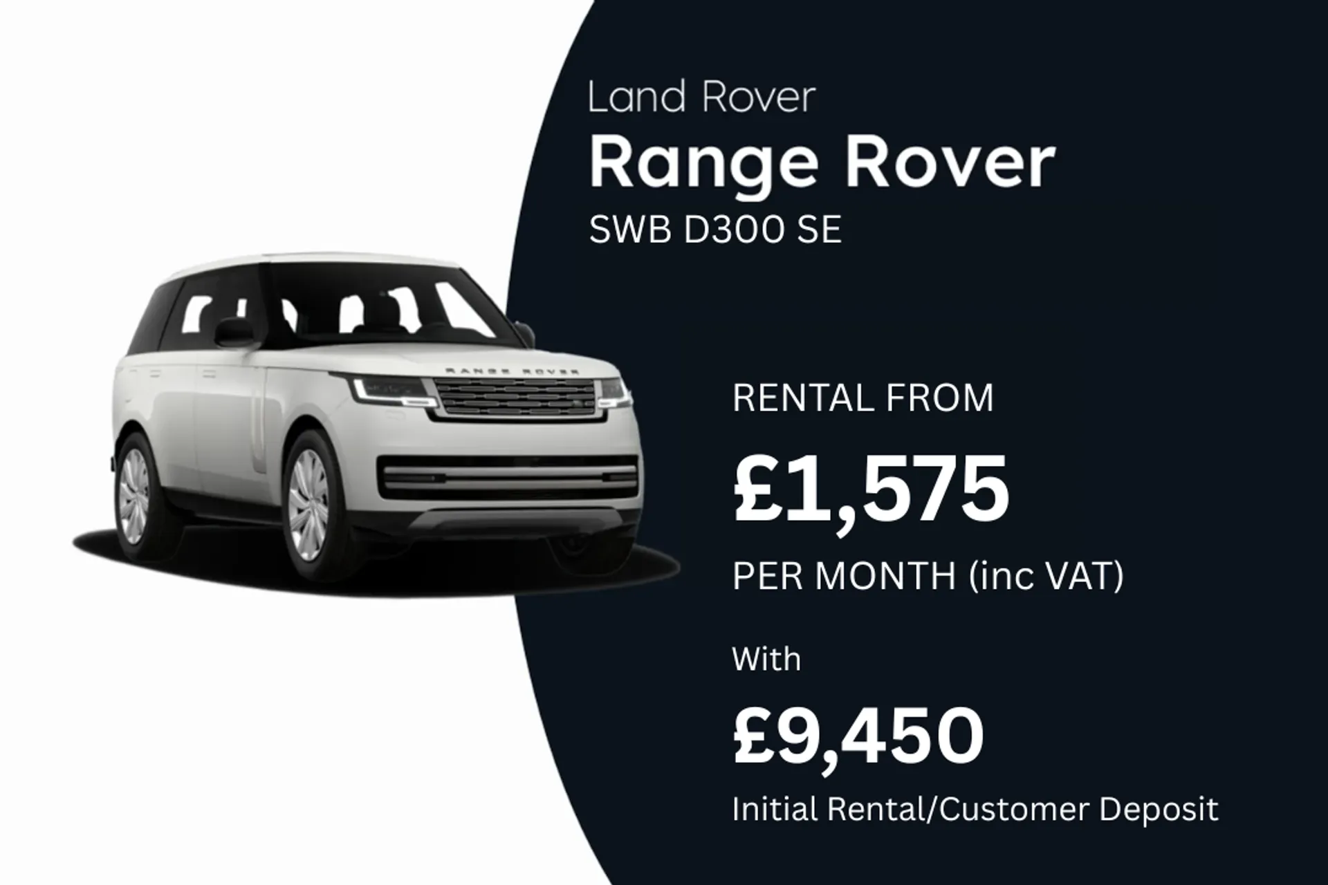 Land Rover SWB D300 SE PCH Finance Offer From £1575.00 Per Month  