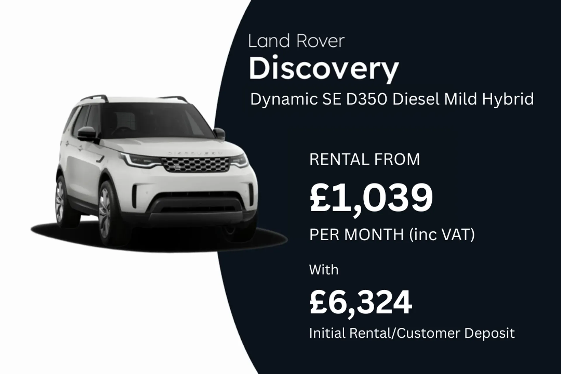 Land Rover Dynamic SE D350 Diesel Mild Hybrid - 1 PCH Finance Offer From £1039.00 Per Month  
